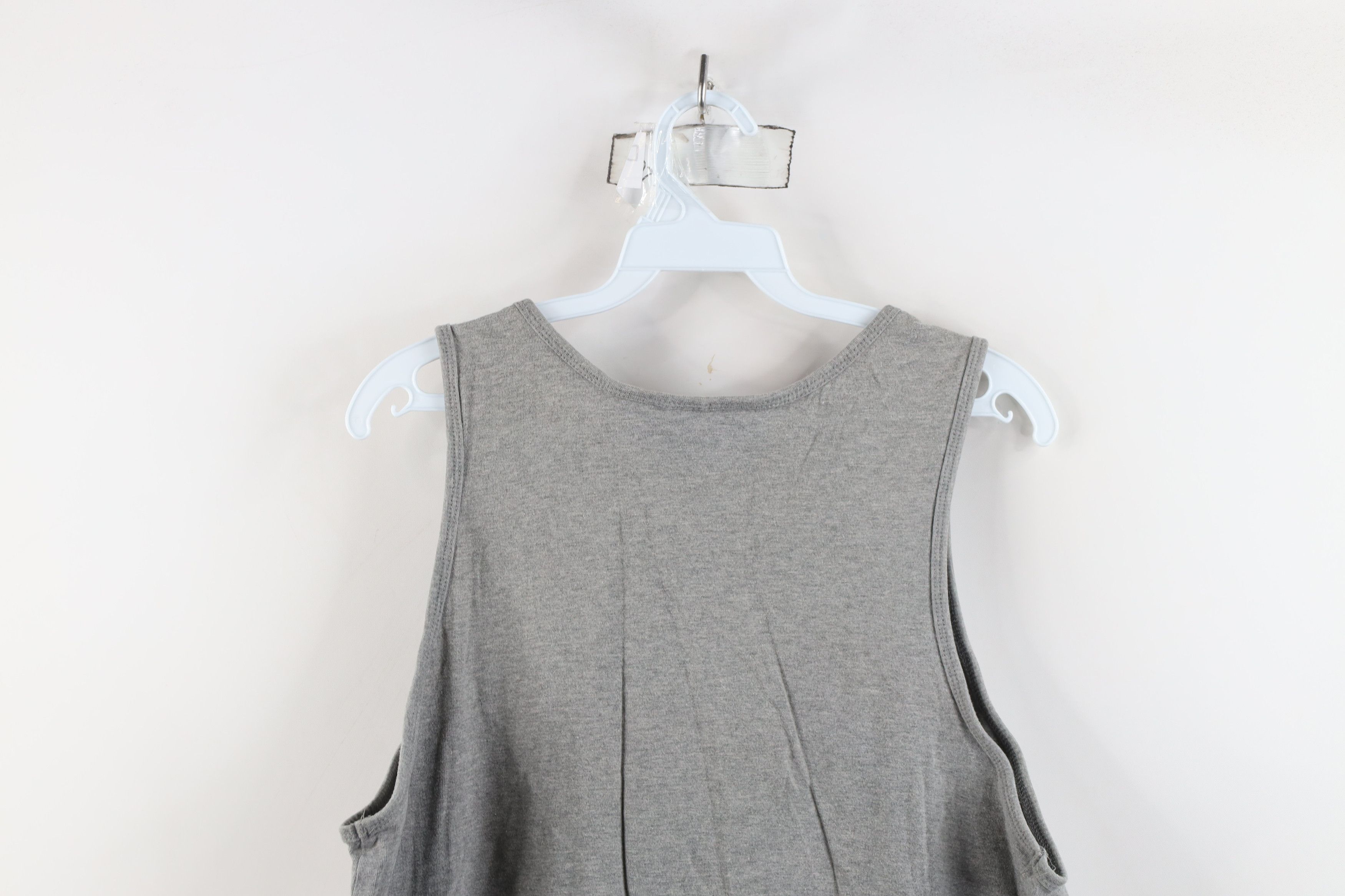 Vintage Vintage 90s Streetwear Heavy Cotton Tank Top T-Shirt Gray Size US M / EU 48-50 / 2 - 10 Thumbnail