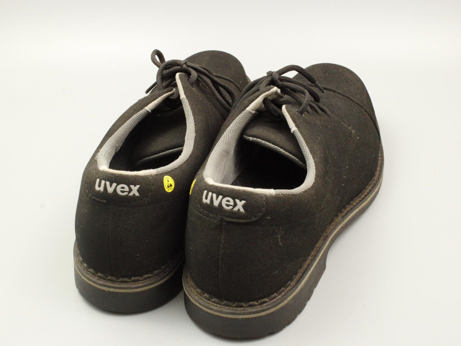 Unknown London Black Men's Oxford Dress Shoes Uvex Safety Shoes Steel Toe Size US 9 / EU 42 - 5 Thumbnail