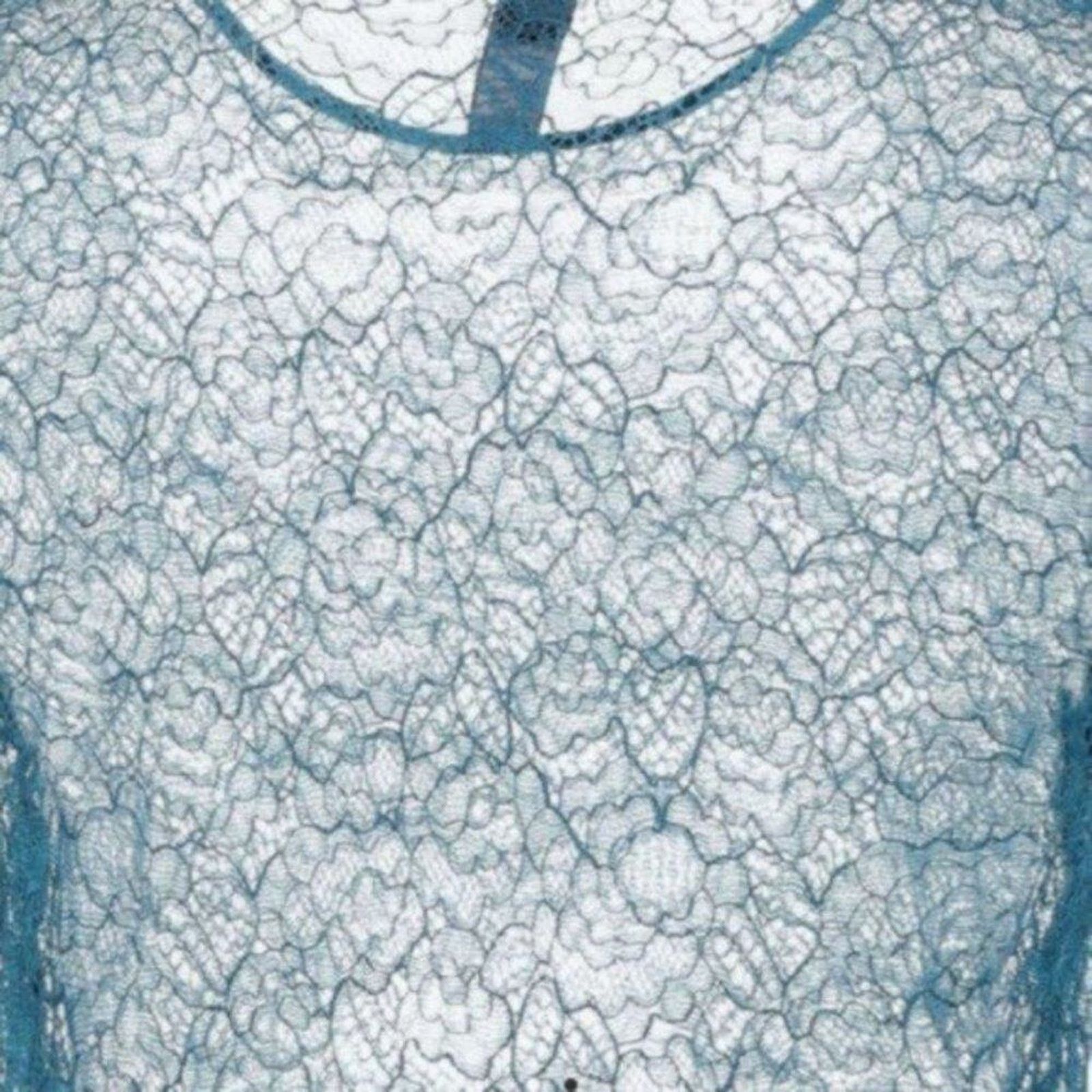 La Perla La Perla lace shirt Jade M Size M / US 6-8 / IT 42-44 - 2 Thumbnail