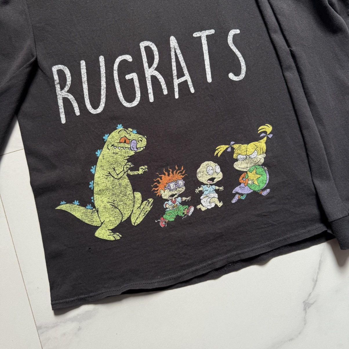 Destroy Lonely × Nickelodeon × Vintage Vintage Y2K Rugrats Distressed T-Shirt Size US S / EU 44-46 / 1 - 6 Thumbnail