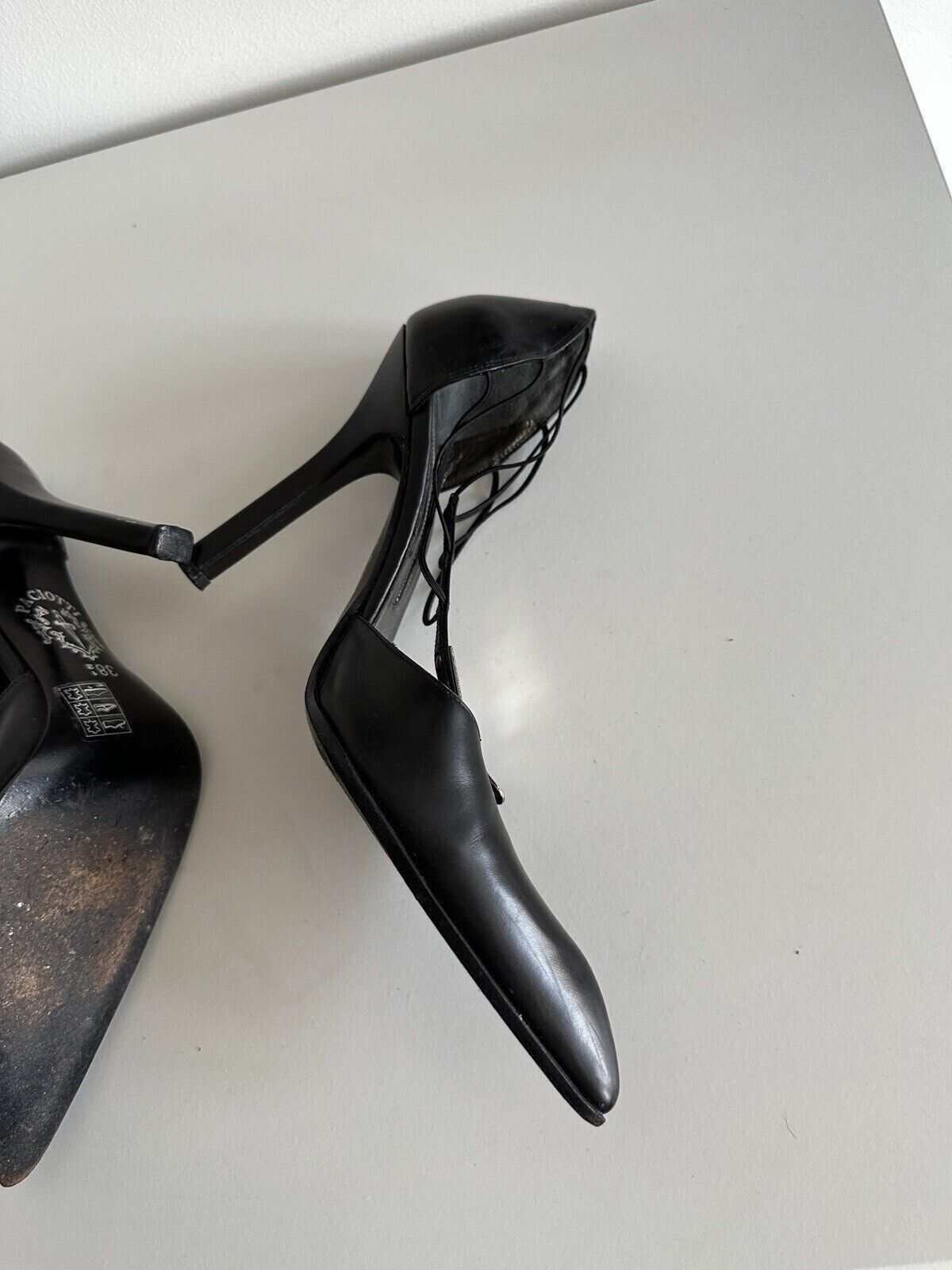 Paciotti Cesare Paciotti Womens Leather Heels size 38.5 Size US 8.5 / IT 38.5 - 5 Thumbnail