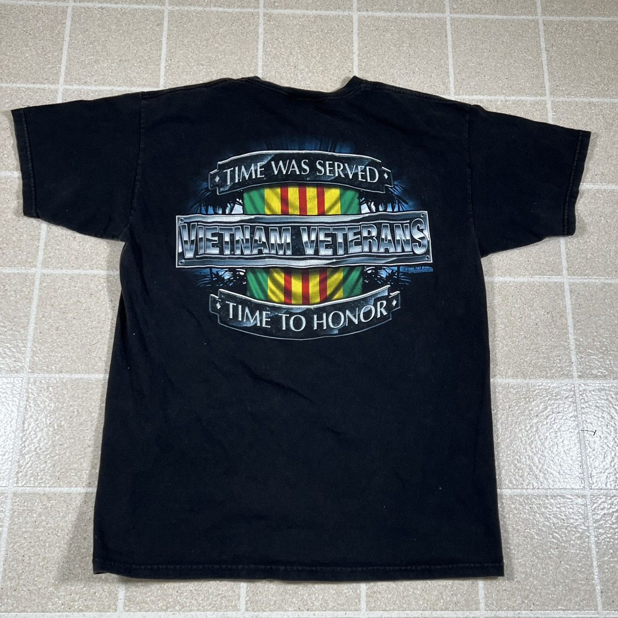 Vintage Y2K Vietnam Veterans Time To Honor Tshirt Sz L Army Military Size US L / EU 52-54 / 3 - 5 Thumbnail