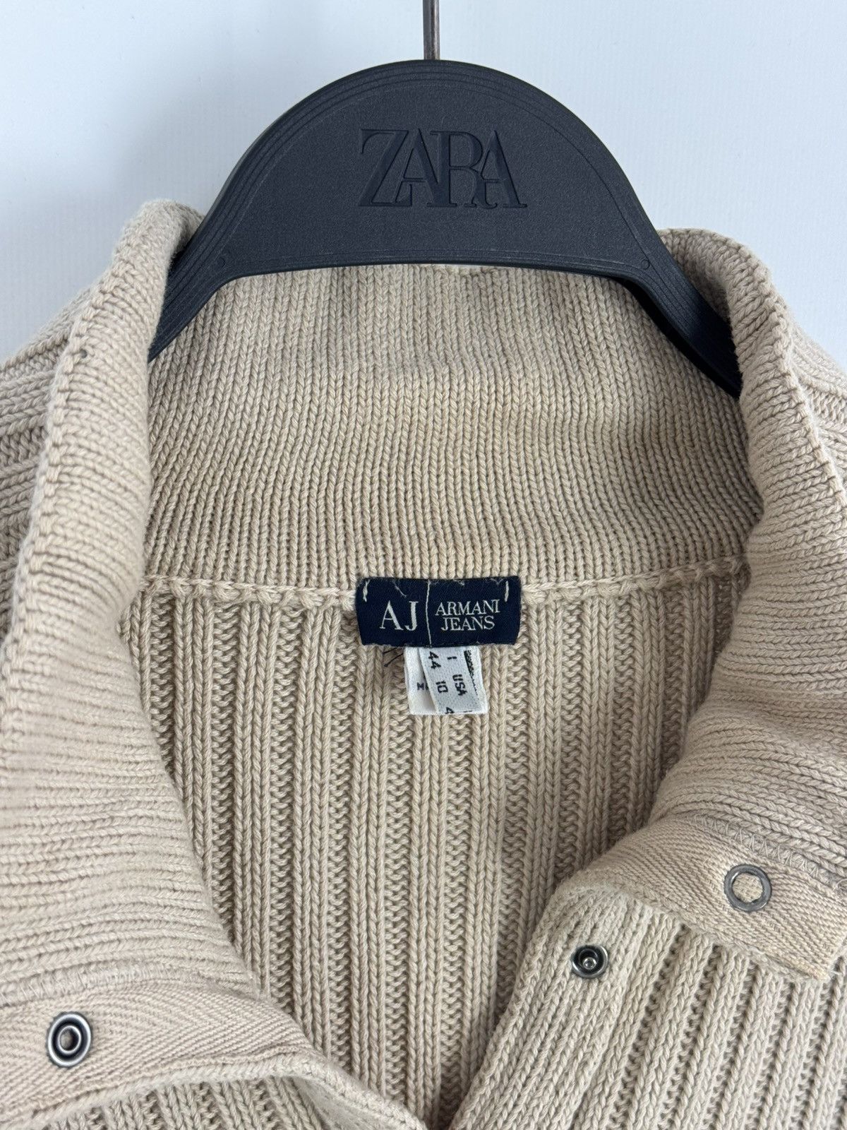 Armani Y2K Armani Jeans Knitted Sweater Size L / US 10 / IT 46 - 6 Thumbnail