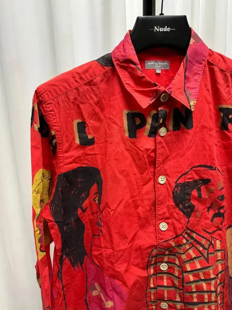Comme des Garcons Comme Des Garcons Homme 02SS Figure Print shirt-2505 Size US M / EU 48-50 / 2 - 3 Thumbnail