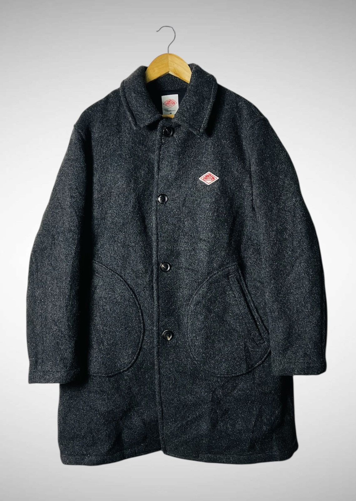 Danton Vintage Danton Wool Over Coat Size US L / EU 52-54 / 3 - 1 Thumbnail