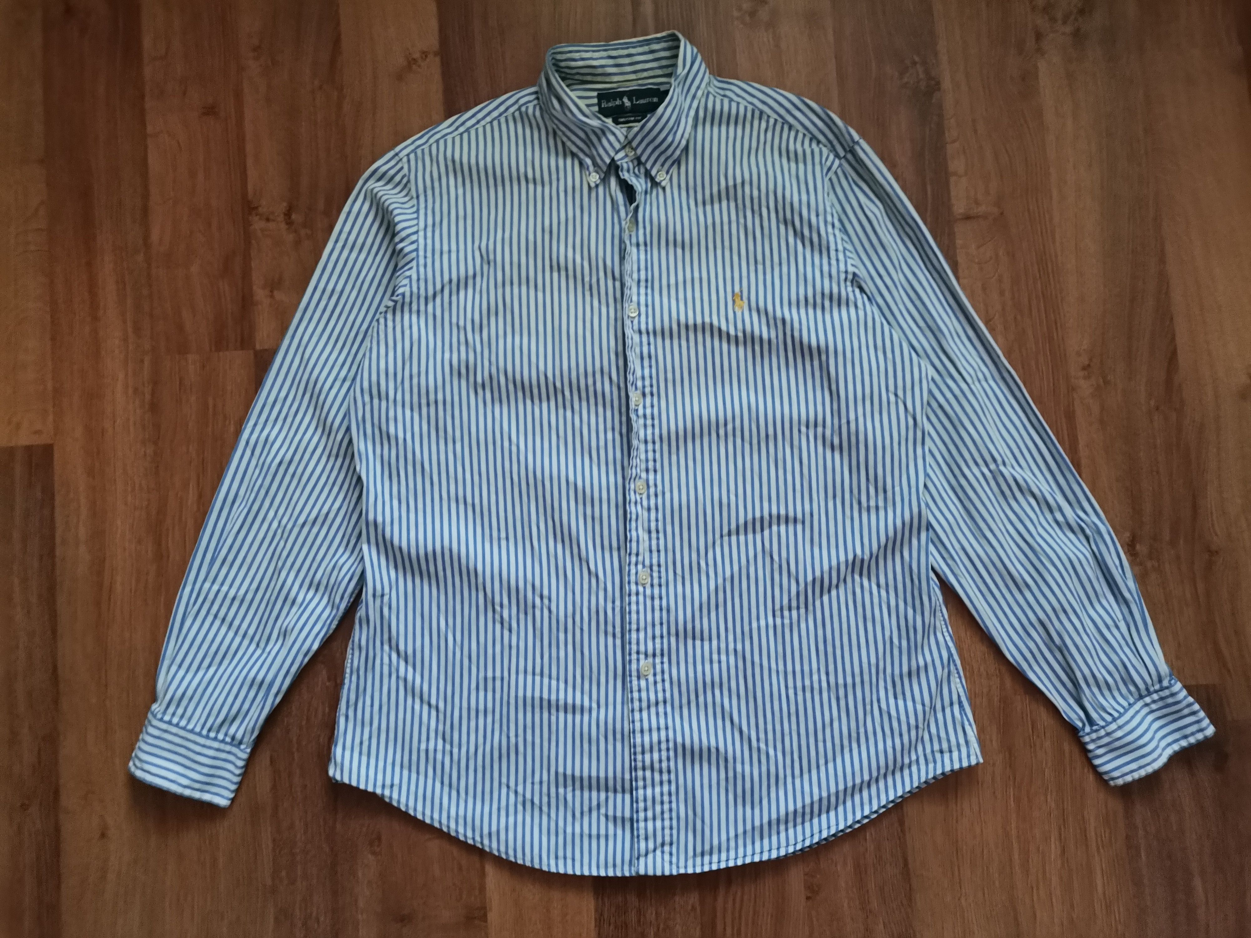 Ralph Lauren Vintage Ralph Lauren Striped Shirt Size US L / EU 52-54 / 3 - 1 Thumbnail