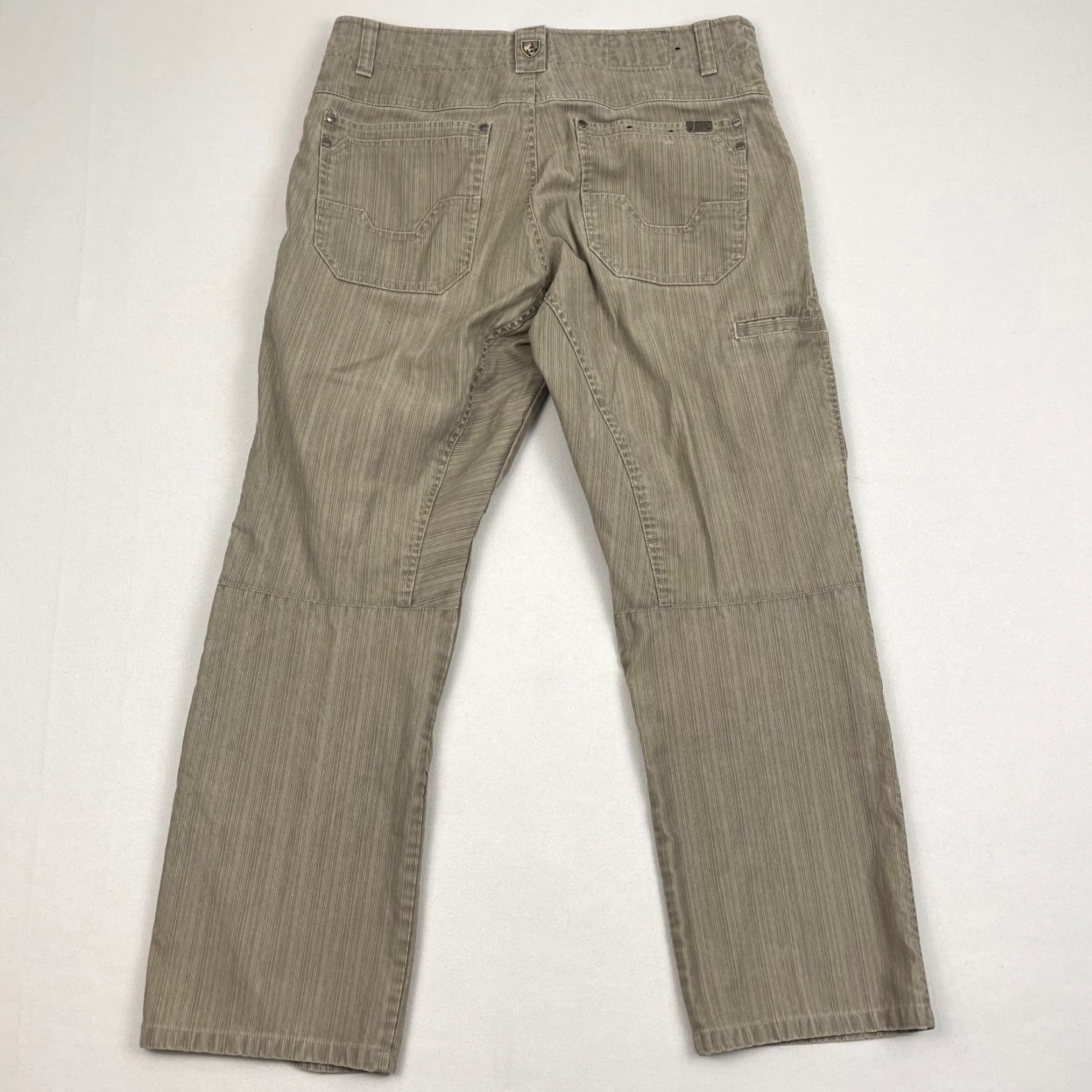 Vintage Kuhl Crag Series Pants Mens 34x28 Brown Durable Canvas Hiking Gorpcore Shirt? Size US 34 / EU 50 - 2 Thumbnail