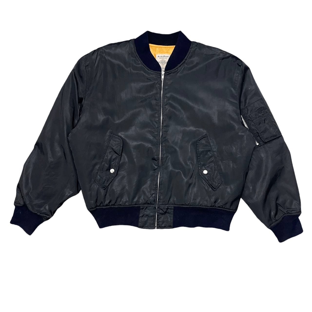 Japanese Brand Vintage Alon Point Bomber Jacket Size US L / EU 52-54 / 3 - 1 Thumbnail
