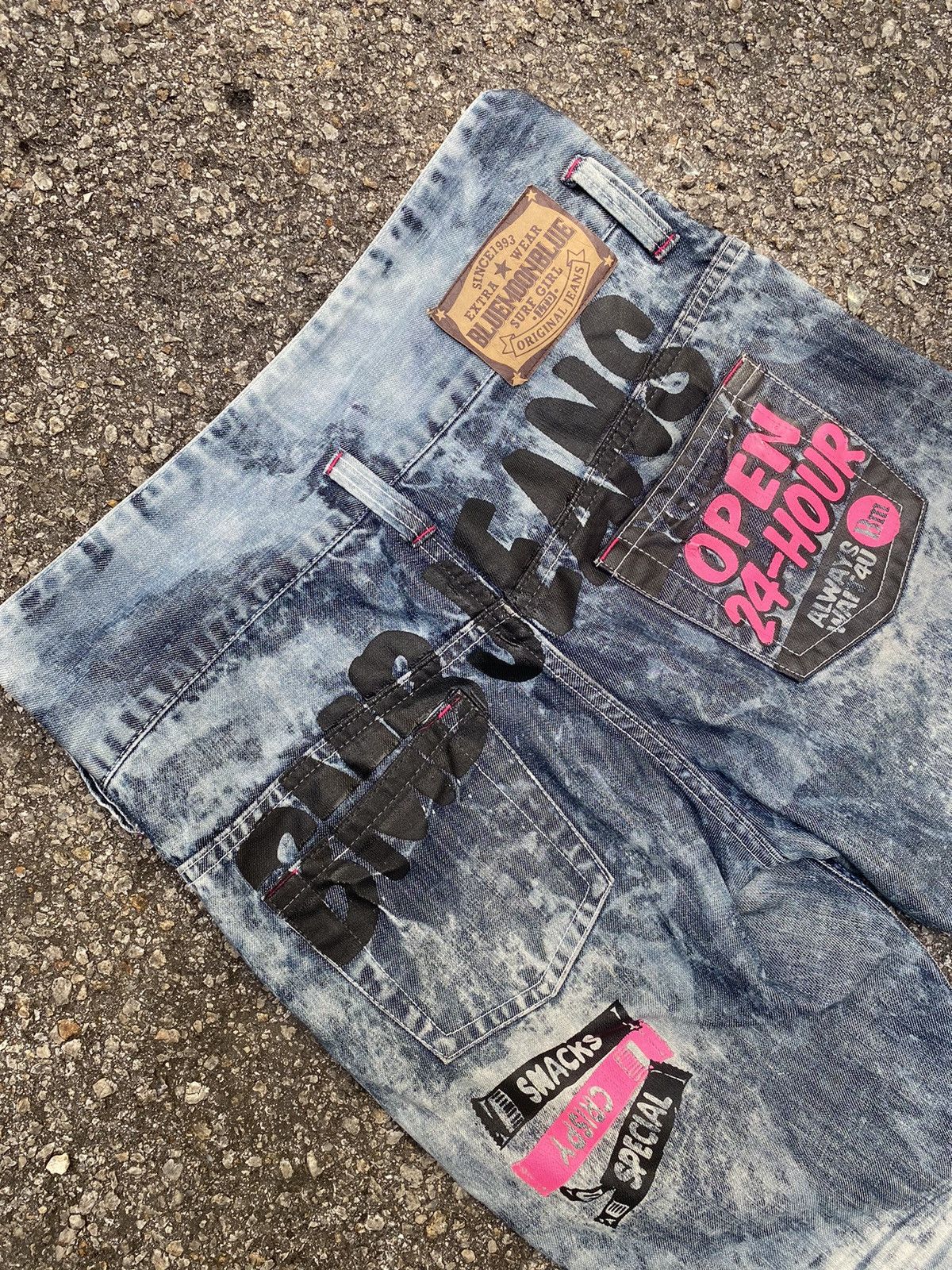 Hysteric Glamour Blue Moon Blue Jeans Nice Design Size US 28 / EU 44 - 7 Thumbnail