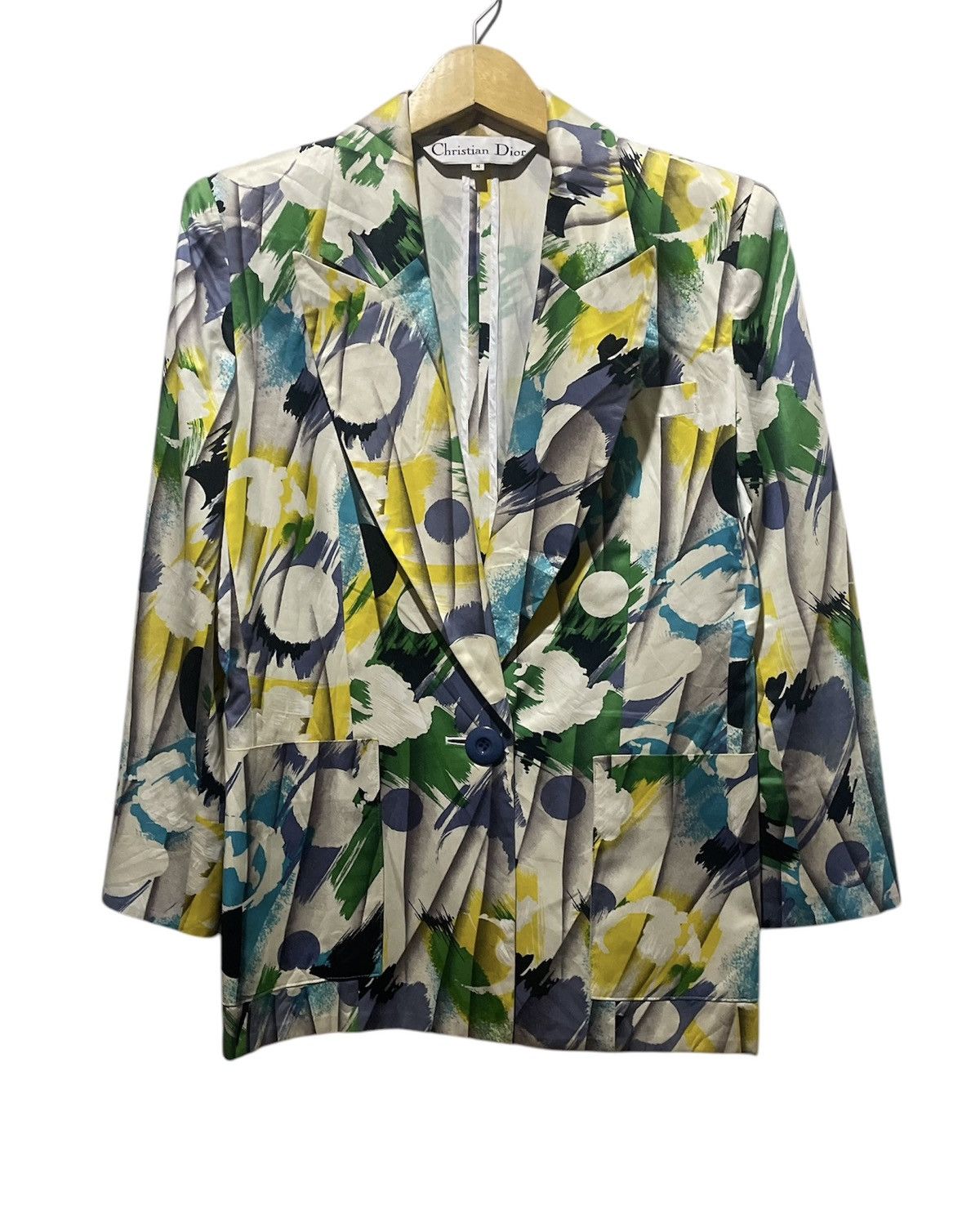 Christian Dior Monsieur × Dior CHRISTIAN DIOR WOMAN ABSTRACT BLAZER Size M / US 6-8 / IT 42-44 - 1 Thumbnail