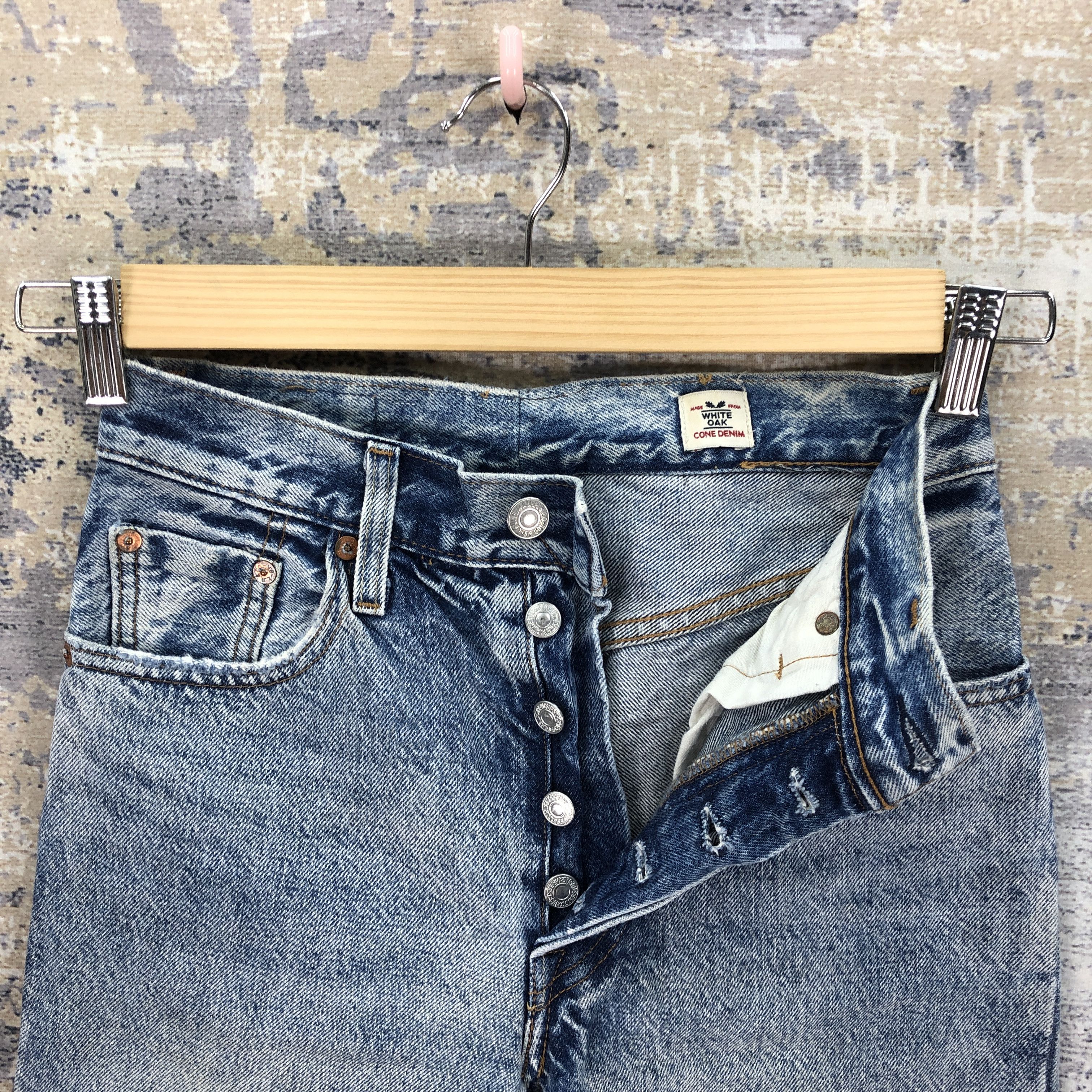 Levi's Vintage Y2K Levis 501 Acid Wash Jeans Levi's Faded Denim Size 24" / US 00 / IT 34 - 5 Thumbnail