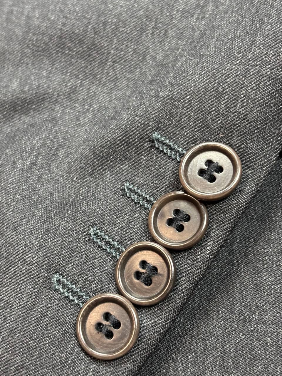 Hugo Boss Hugo Boss Super 100 Wool Blazer Grey Jacket Size 42S - 10 Thumbnail