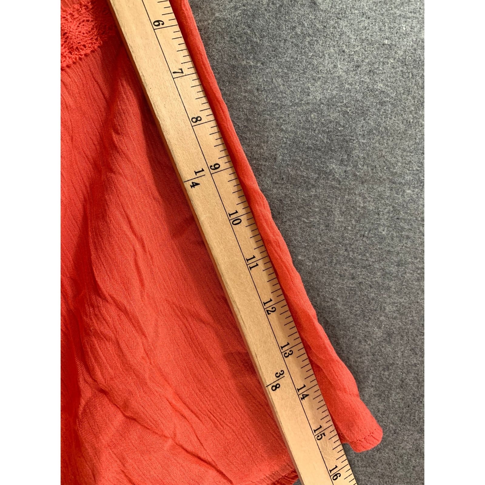 Other Terra & Sky Dress Women Size 1X Orange Cold Shoulder Size XXL / US 16-18 / IT 52-54 - 7 Thumbnail