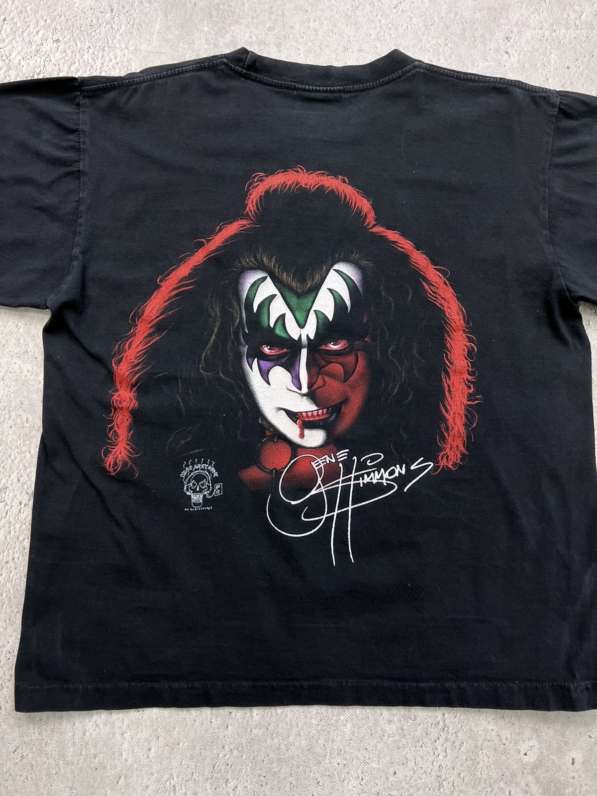 Band Tees × Vintage Vintage SINGLE STITCH Kiss Shirt Band Rare Tee Size US L / EU 52-54 / 3 - 9 Thumbnail