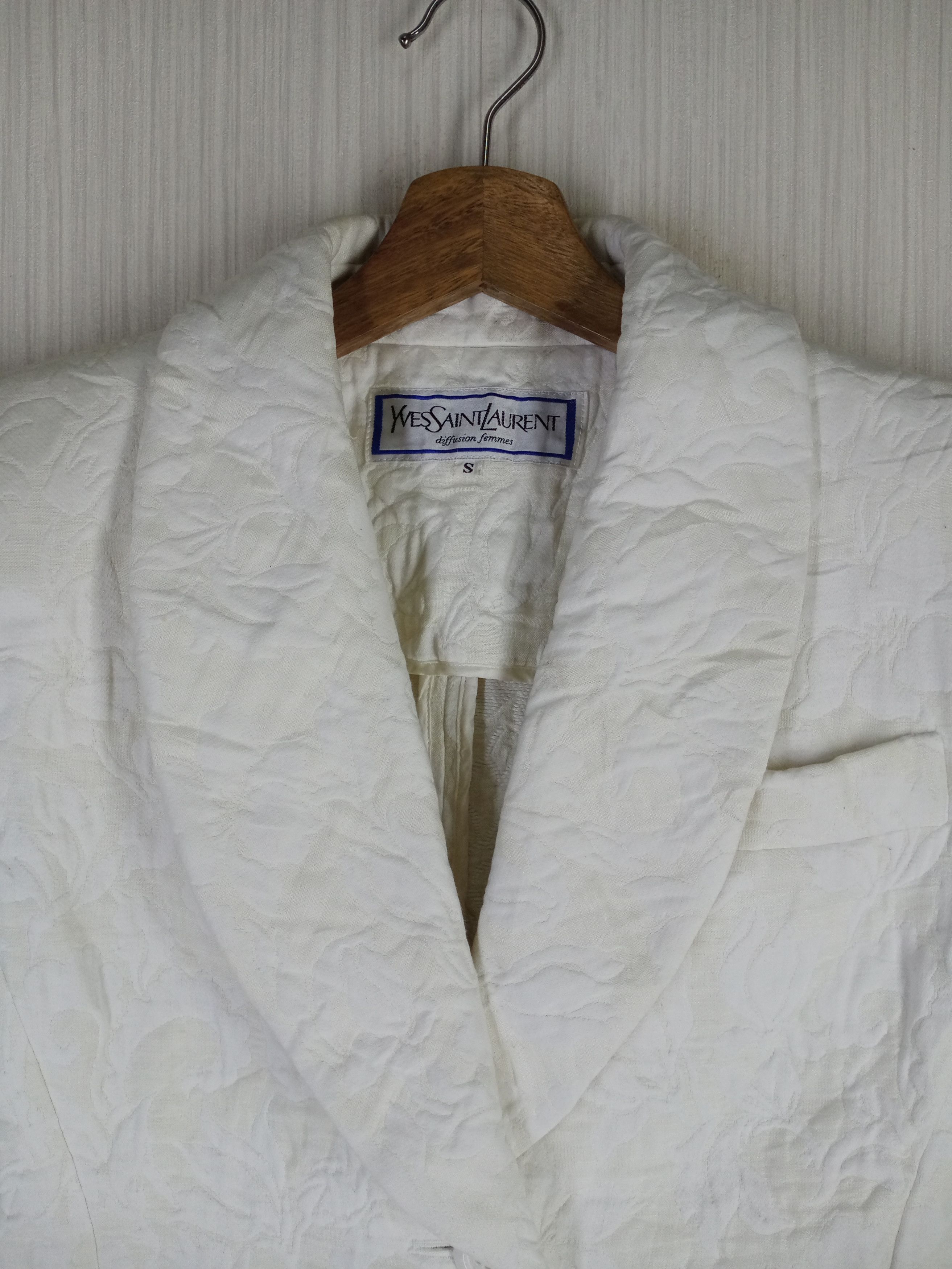 Yves Saint Laurent Vintage Yves Saint Laurent Diffusion Femmes Blazer Size S / US 4 / IT 40 - 3 Thumbnail