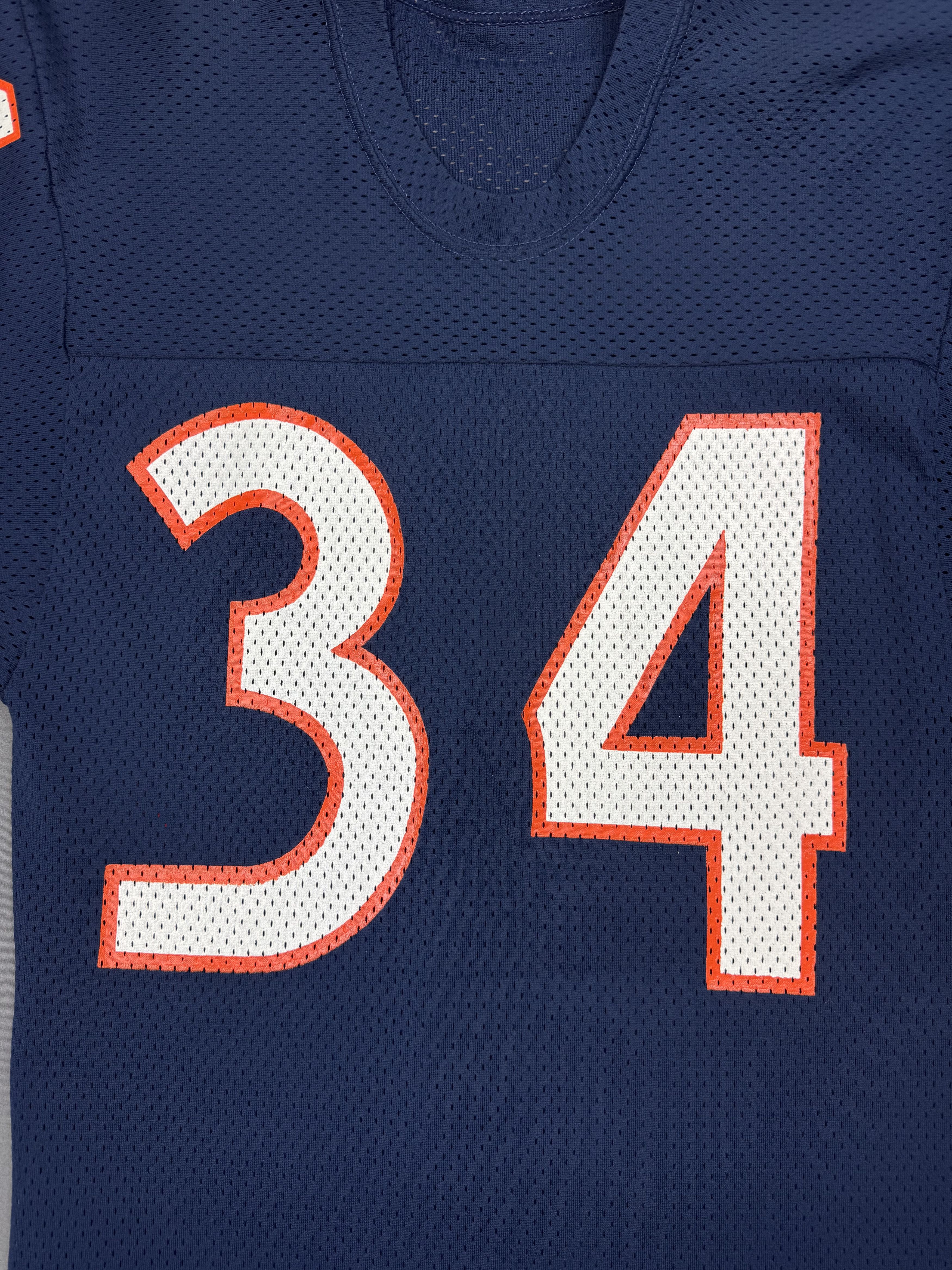 NFL Vtg 80s Walter Payton Chicago Bears Team Jersey Sand Knit Size US S / EU 44-46 / 1 - 2 Thumbnail