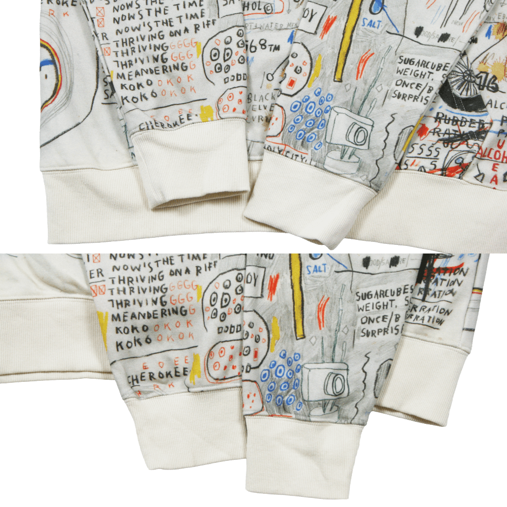 H&M × Jean-Michel Basquiat × Who Decides War Graffiti Printed Hoodie Size US L / EU 52-54 / 3 - 8 Thumbnail