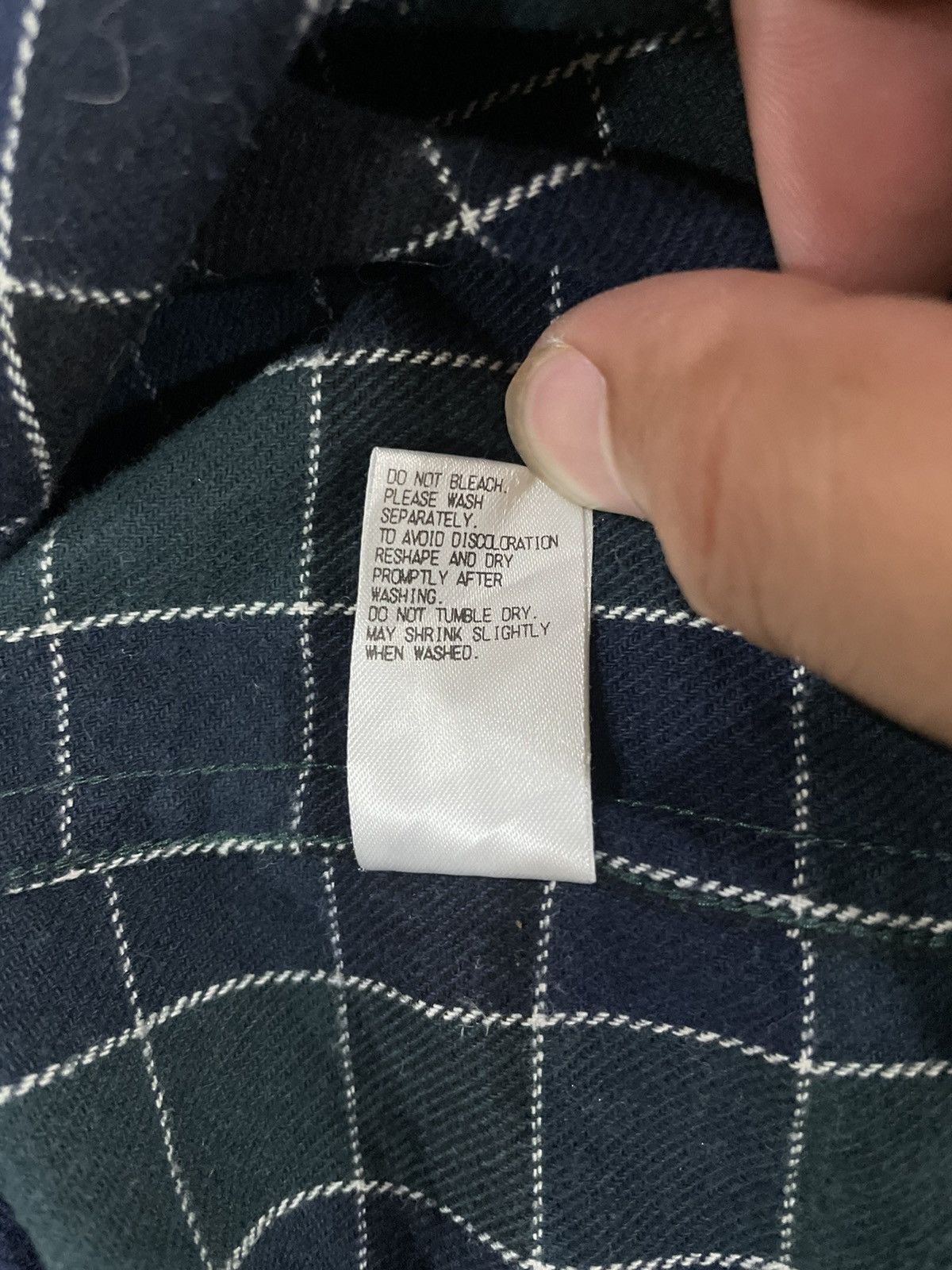 Flannel × Japanese Brand Vintage Graniph Travis Scott Style Tartan Plaid Flannel Size US M / EU 48-50 / 2 - 14 Thumbnail