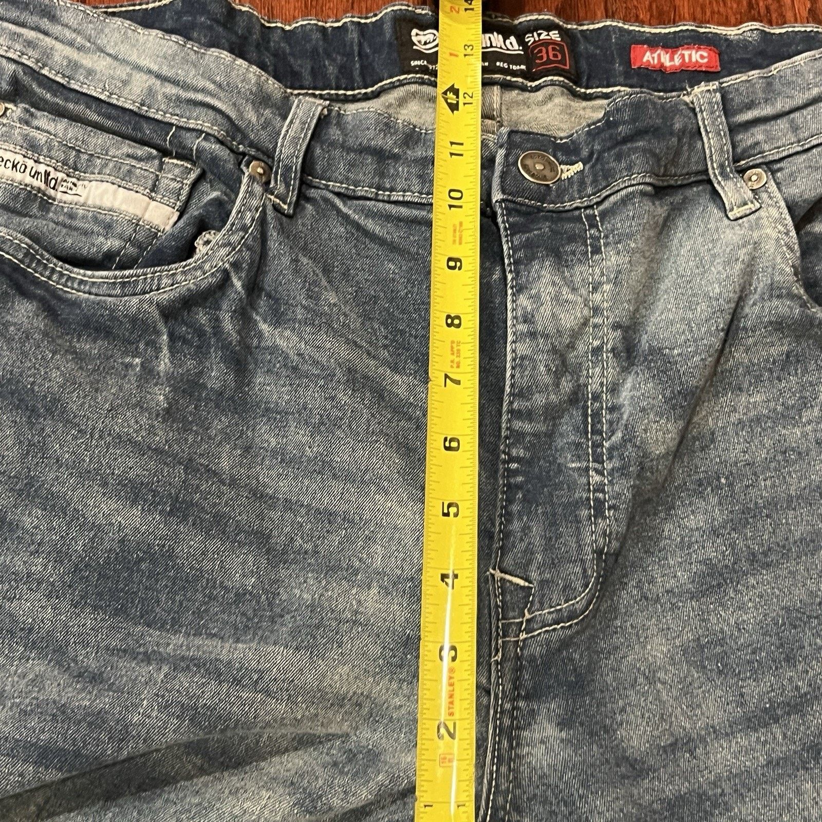 Ecko Unltd. VTG Ecko Unltd Jeans Mens 36x28 Blue Straight Baggy Denim Size US 36 / EU 52 - 14 Thumbnail