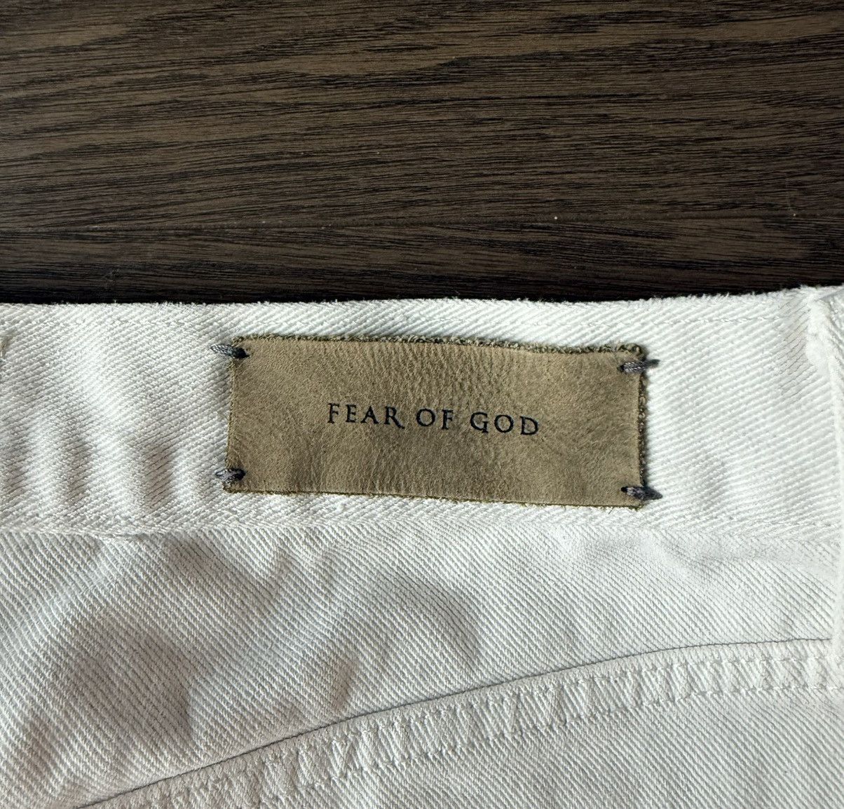 Fear of God Fear Of God Men Selvedge Jeans 29x32 White Fourth Collection Size US 29 - 3 Thumbnail