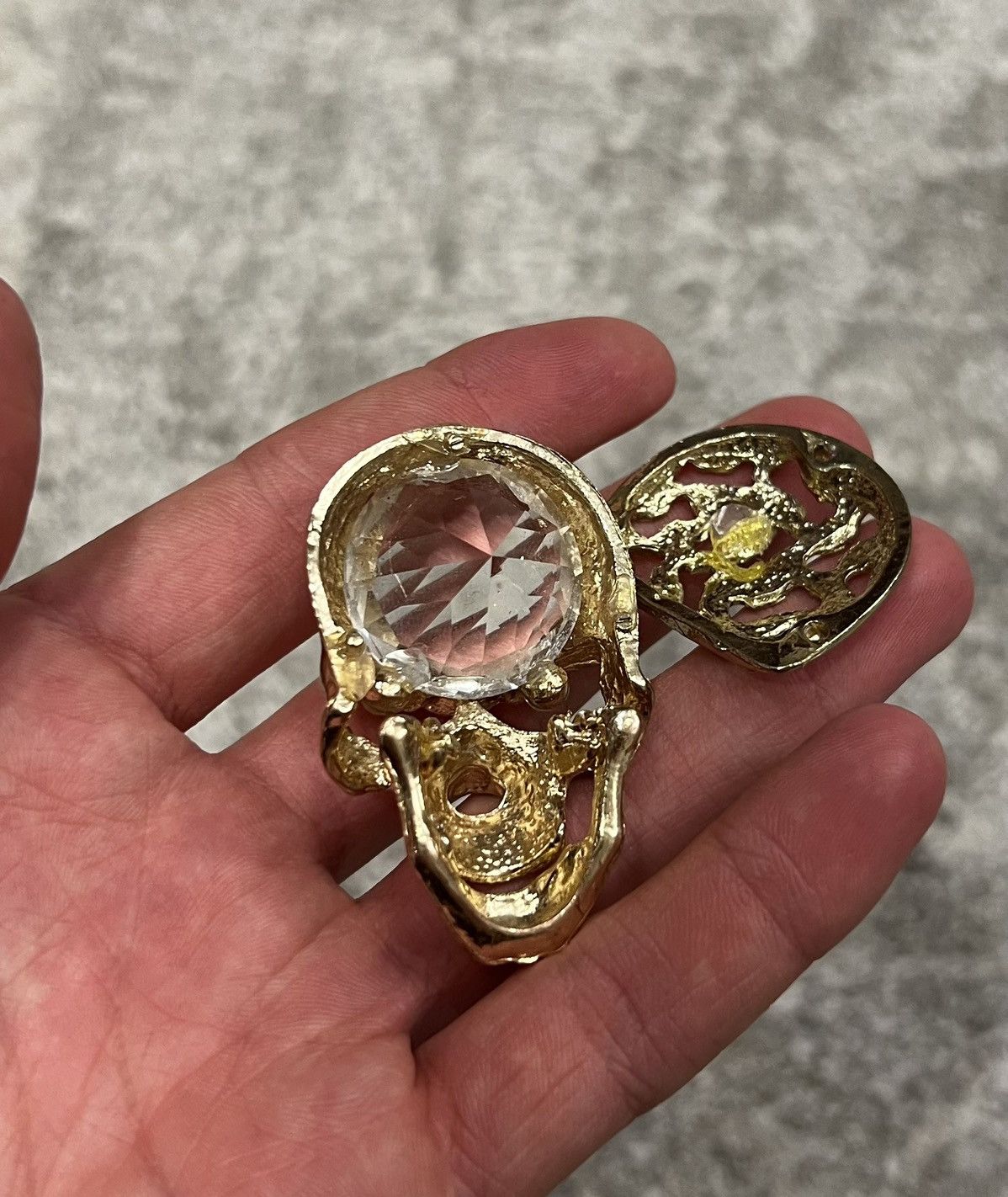 Vintage Skull figure Size ONE SIZE - 4 Thumbnail