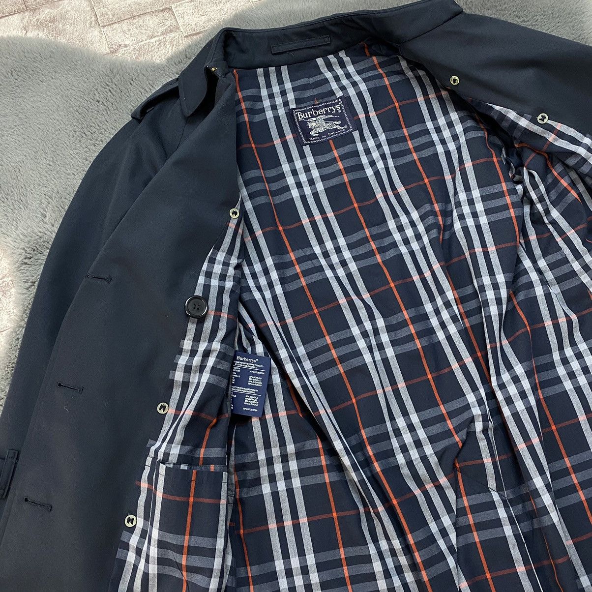 Burberry Vintage 90s Burberry trench coat jacket Size L / US 10 / IT 46 - 6 Thumbnail