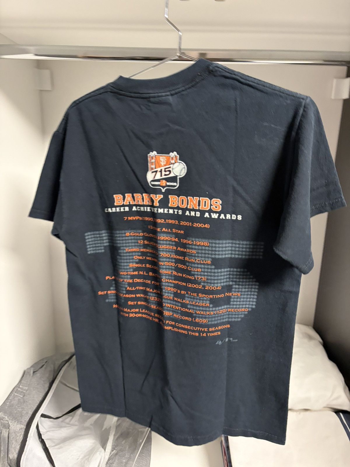 Other Barry Bonds baseball tee shirt Size US S / EU 44-46 / 1 - 3 Thumbnail