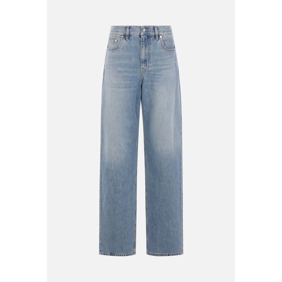 Gucci GUCCI Blue Stonewashed Boyfriend Denim Trousers New & Authen Size 28" / US 6 / IT 42 - 1 Thumbnail