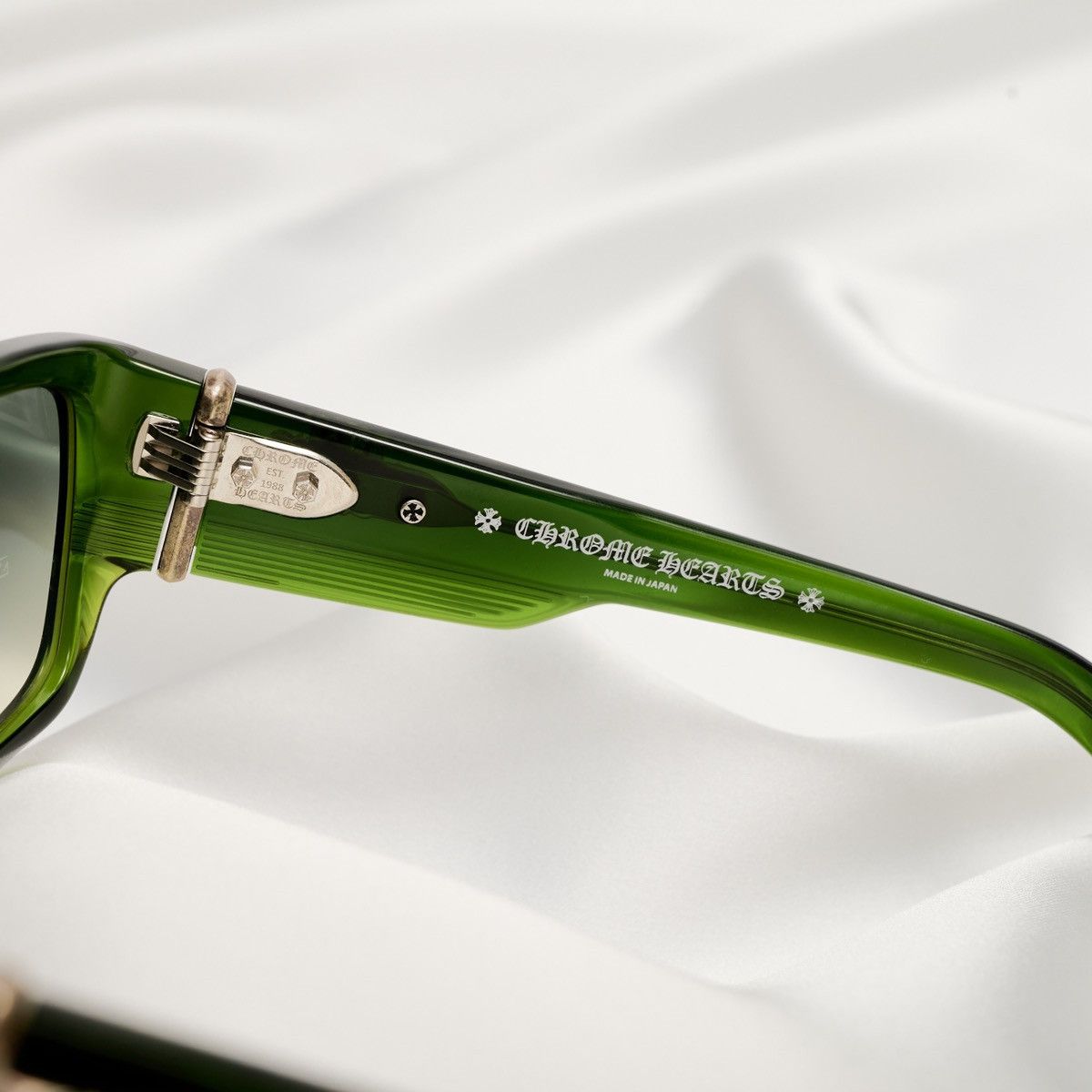 Chrome Hearts CHROME HEARTS YER BJORN AGAIN MOSS SUNGLASSES Size ONE SIZE - 4 Thumbnail