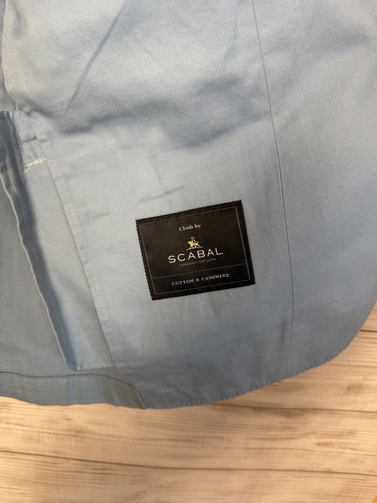 SCABAL Scabal Navy Wool Cashmere Suit Blazer jacket trousers pants Size 48R - 9 Thumbnail