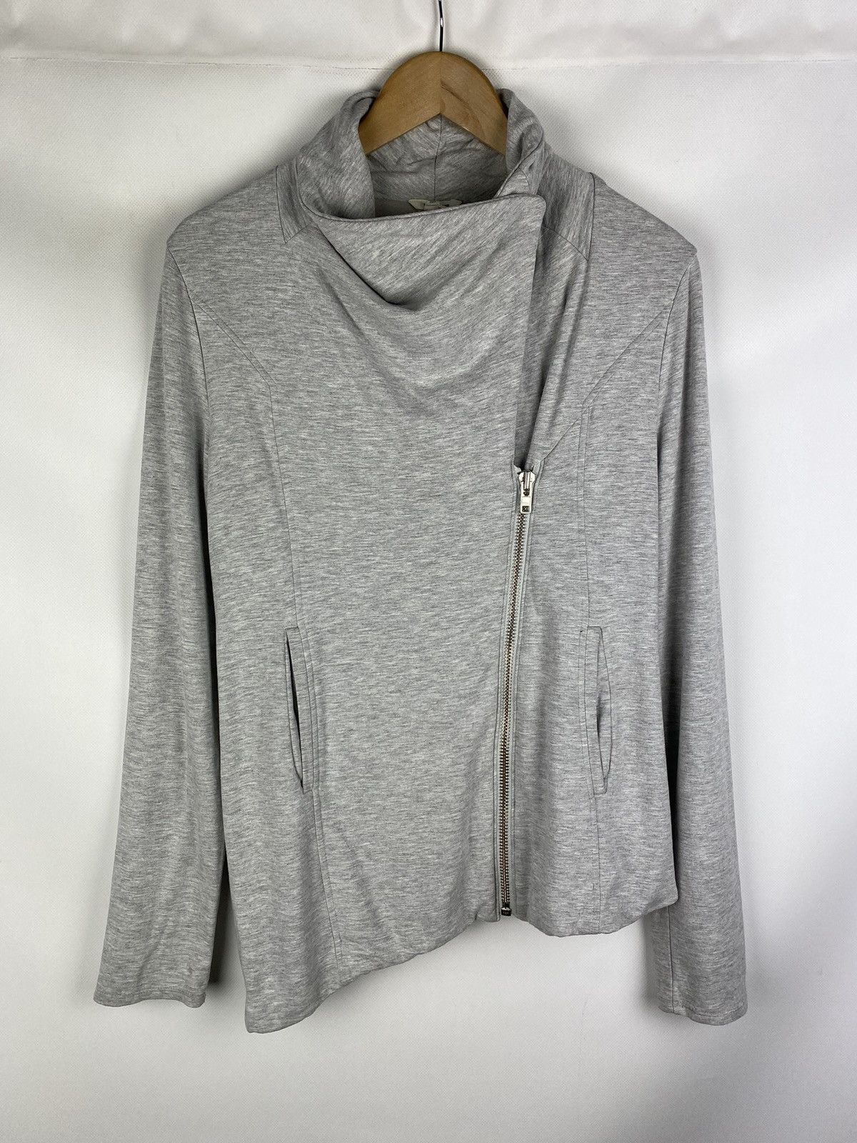 Helmut Lang Helmut Lang ladies full zip avant-garde assymetrical jacket Size L / US 10 / IT 46 - 11 Thumbnail
