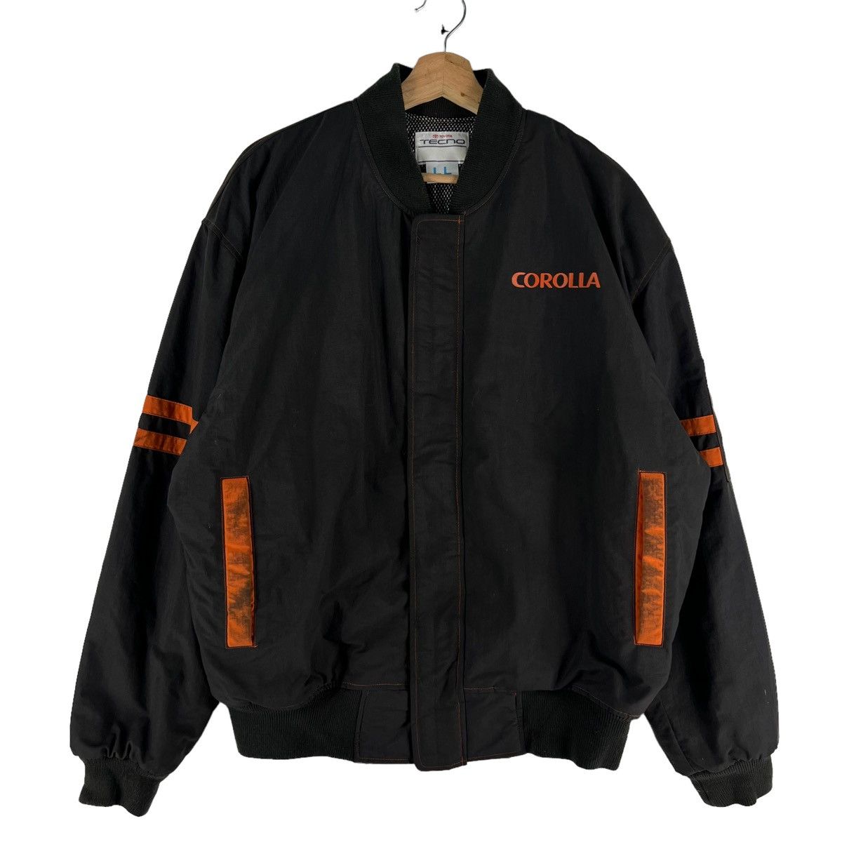 Vintage 🔥VINTAGE WORKER BOMBER JACKET TOYOTA TECNO BIG LOGO Size US L / EU 52-54 / 3 - 1 Thumbnail