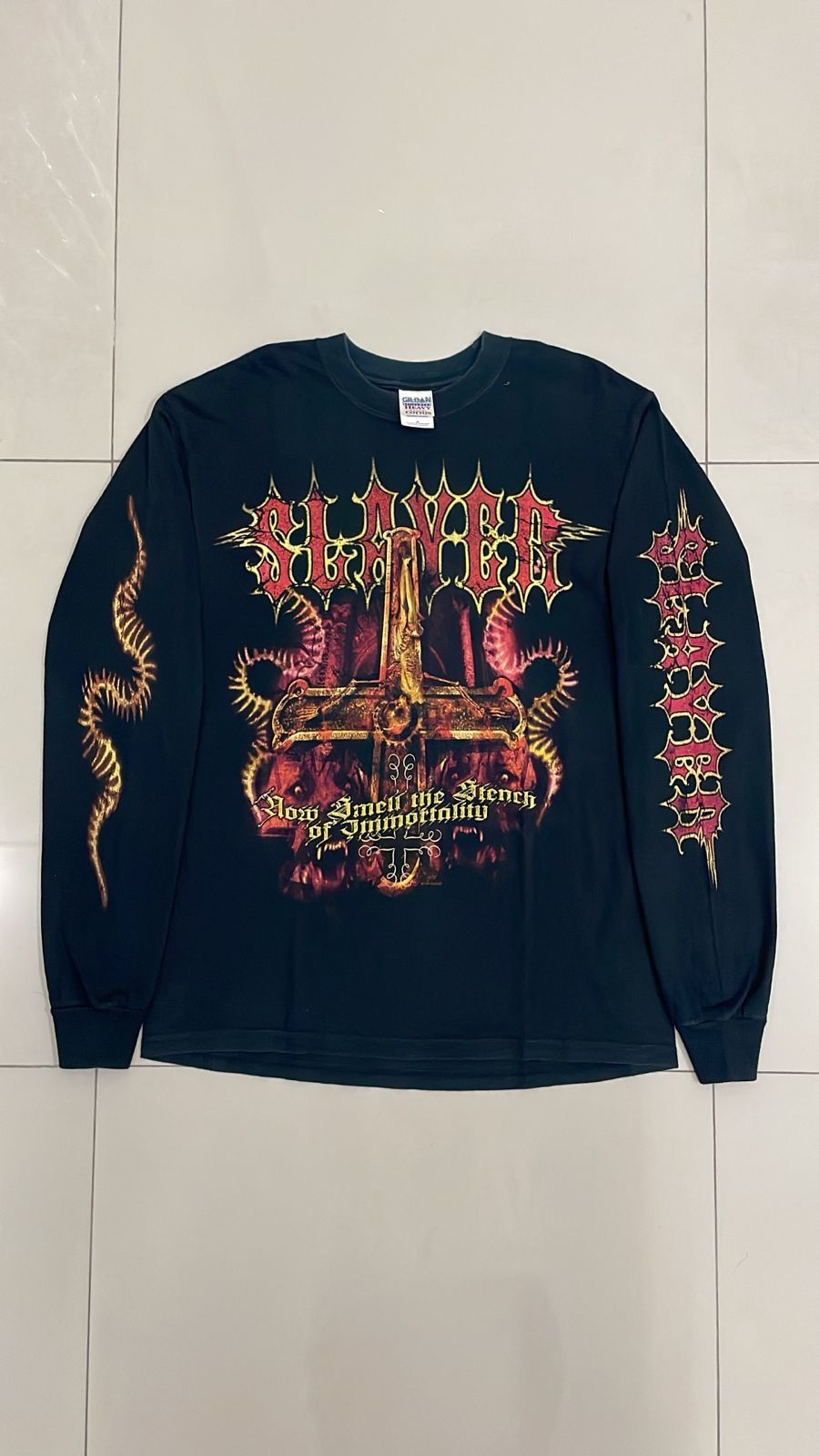 Vintage Slayer Spill the blood longsleeve trash metal