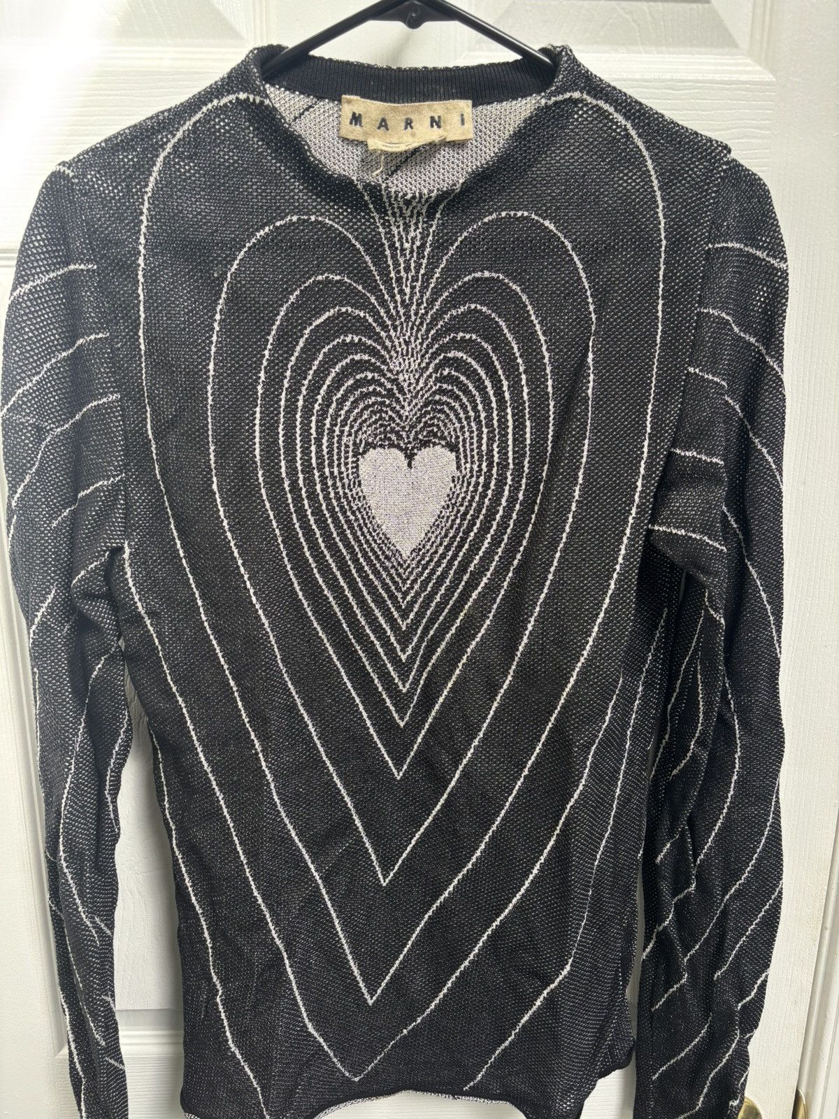 Marni Marni Heart Knit Sweater Size US M / EU 48-50 / 2 - 3 Thumbnail