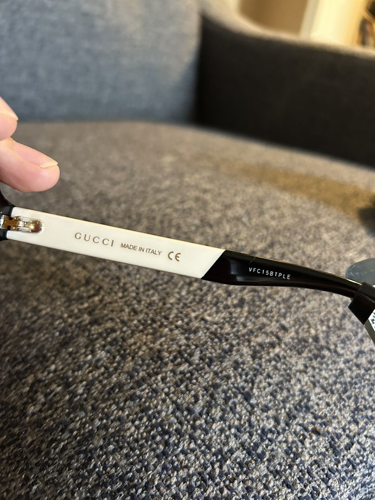 Gucci Gucci GG0463S 001 Oversized Black Acetate Pilot Sunglasses Size ONE SIZE - 8 Thumbnail