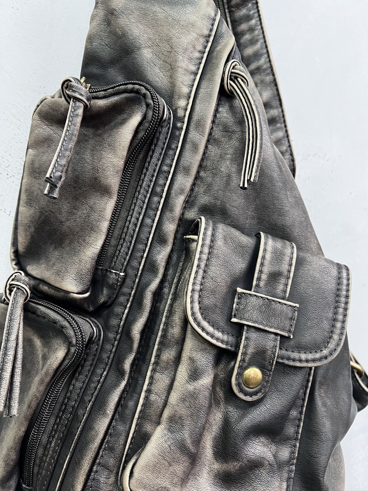 If Six Was Nine leather multipocket kmrii style avant garde yohji yamamoto Size ONE SIZE - 6 Thumbnail