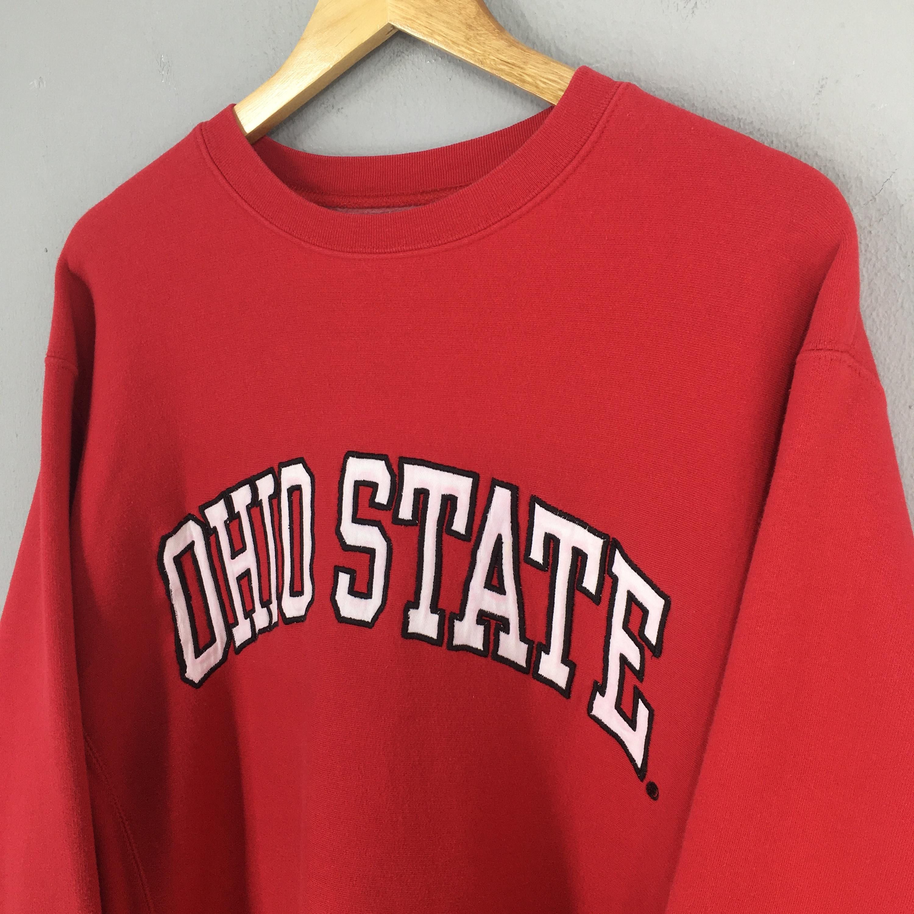 NCAA × Steve And Barrys Vintage Ohio State University Red Sweatshirt Medium Size US M / EU 48-50 / 2 - 3 Thumbnail