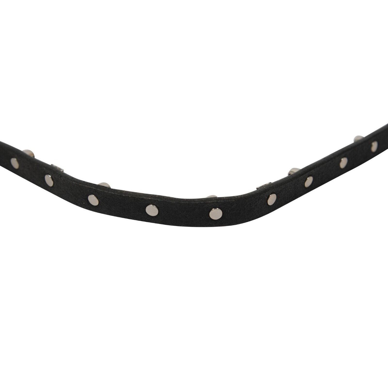 Gucci Feline Tiger Head Choker Necklace Black Leather Silver Size ONE SIZE - 7 Thumbnail