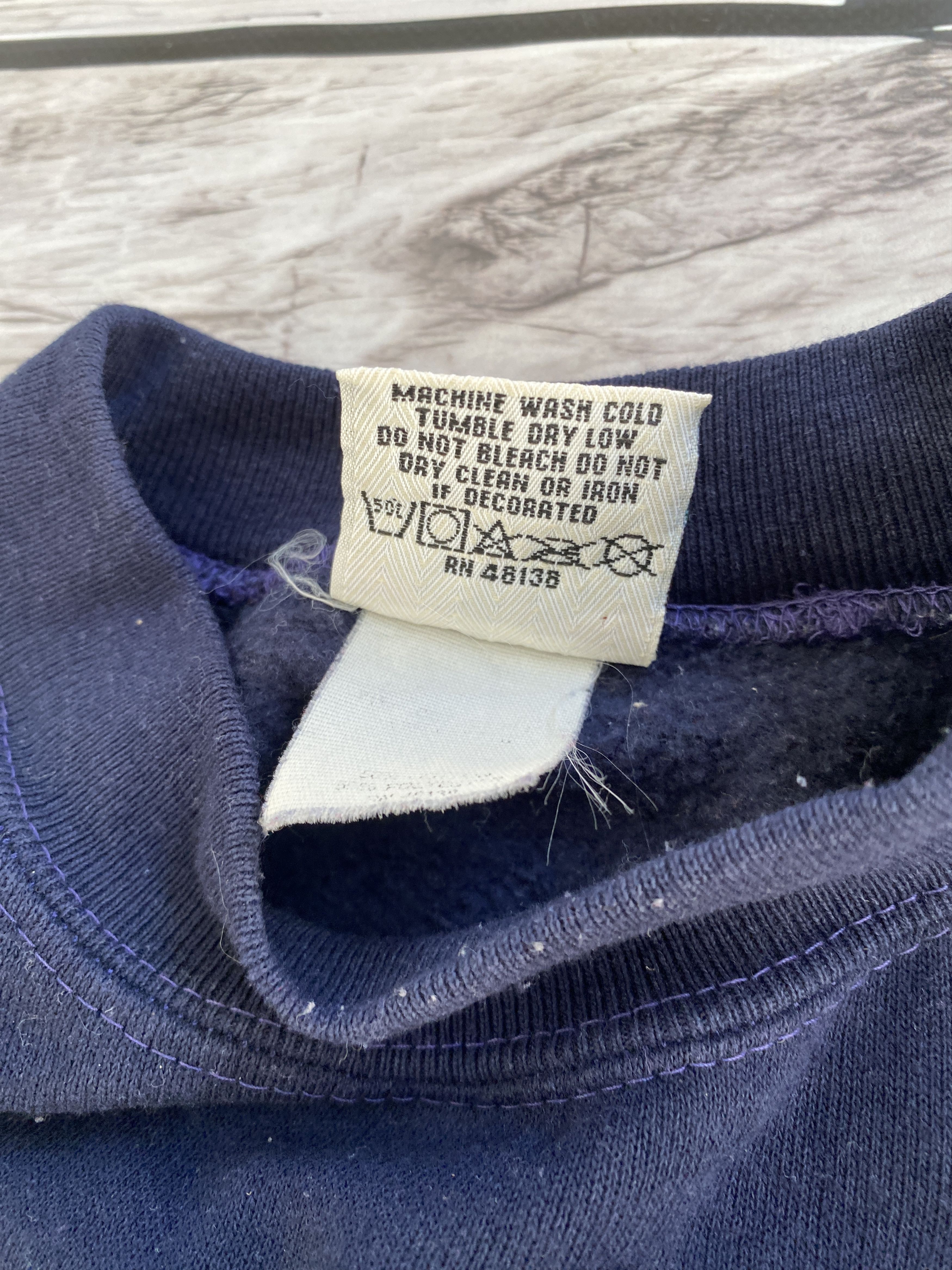 Vintage Vintage 90s Notre Dame University Sweatshirt Big Logo Boxy Size US L / EU 52-54 / 3 - 6 Thumbnail