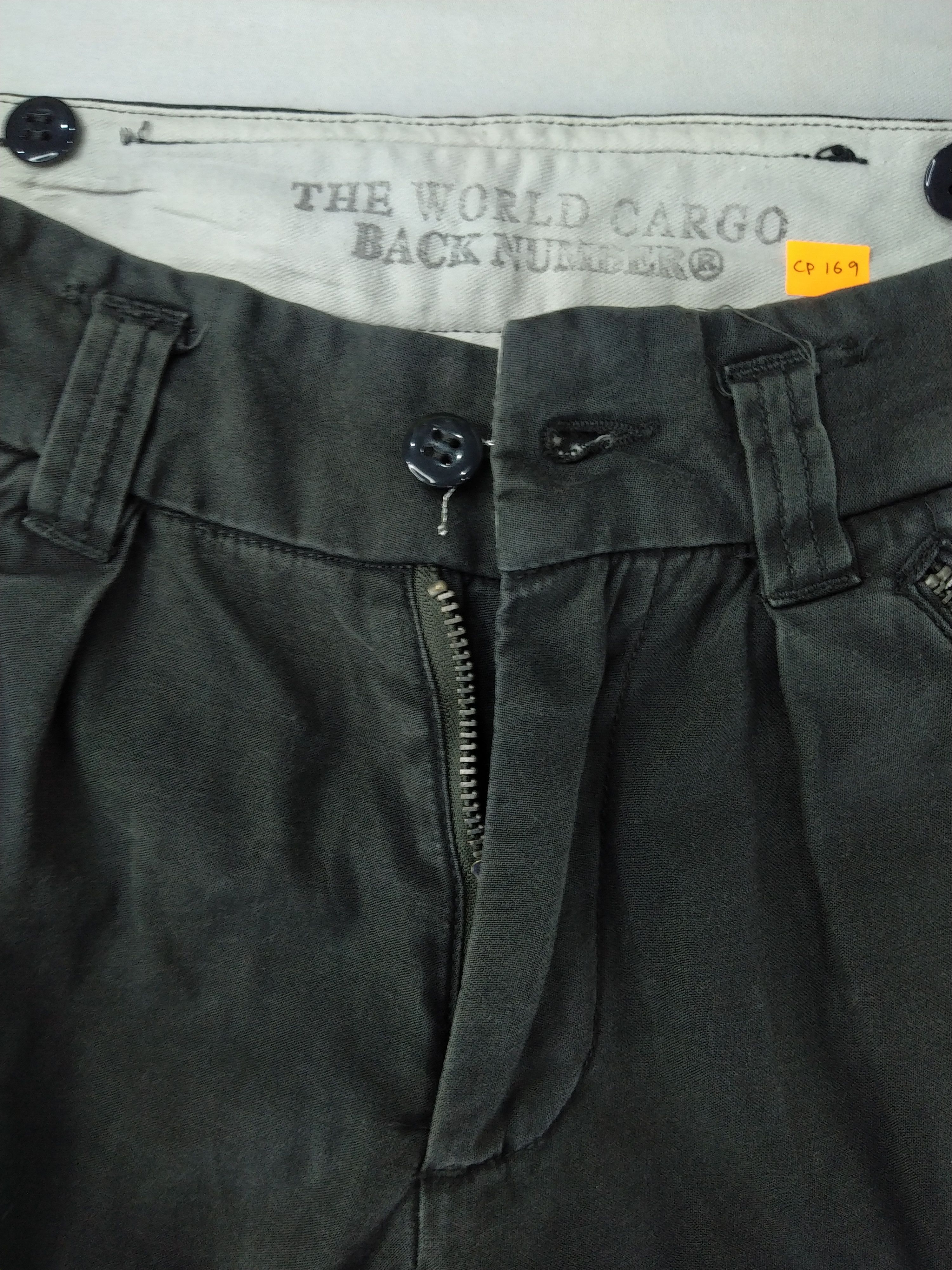 Japanese Brand Back Number Cargo Multi Pocket Pants -CP169 Size US 28 / EU 44 - 5 Thumbnail