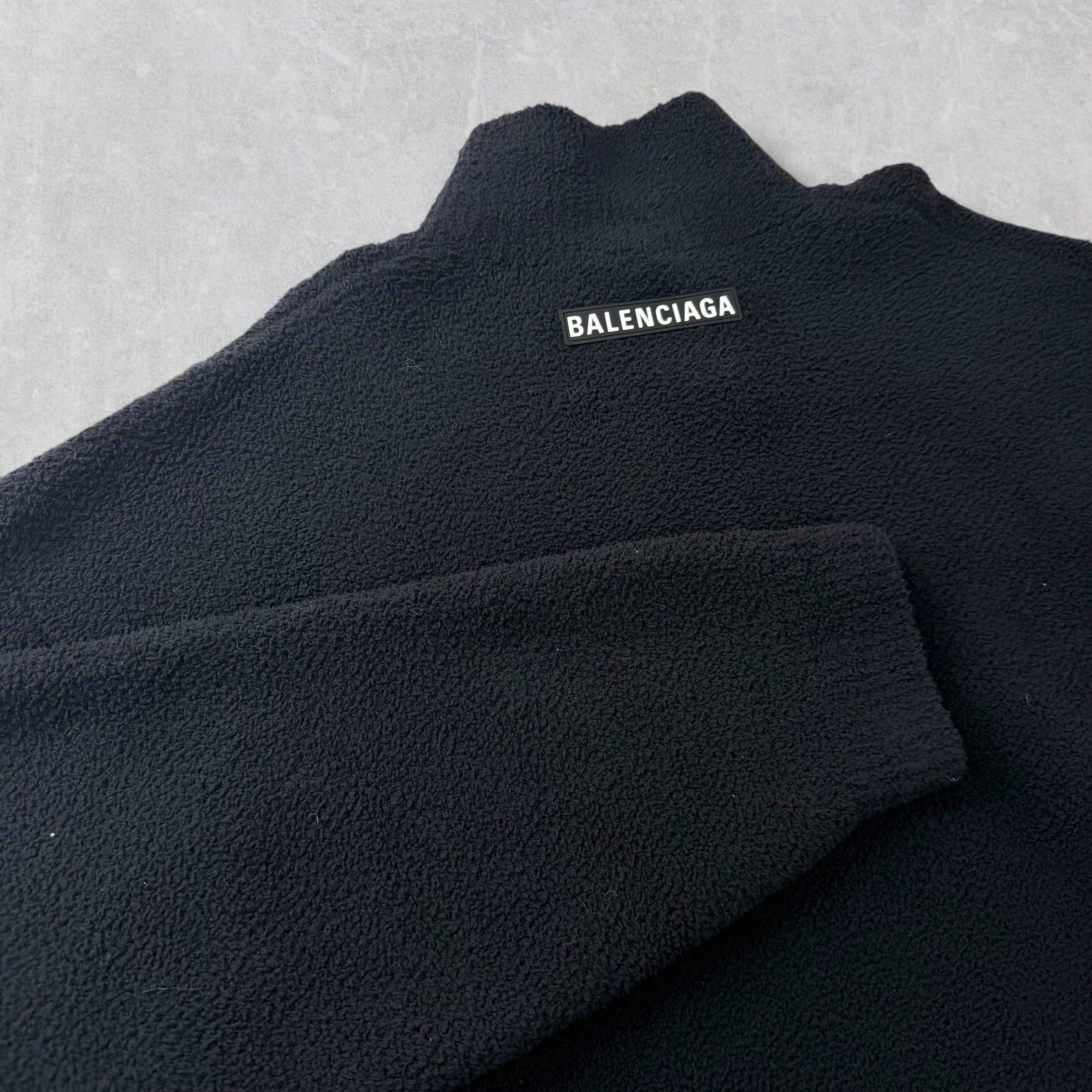Balenciaga Balenciaga Quarter-zip Knit Sweater M (XXL) Size US XXL / EU 58 / 5 - 3 Thumbnail