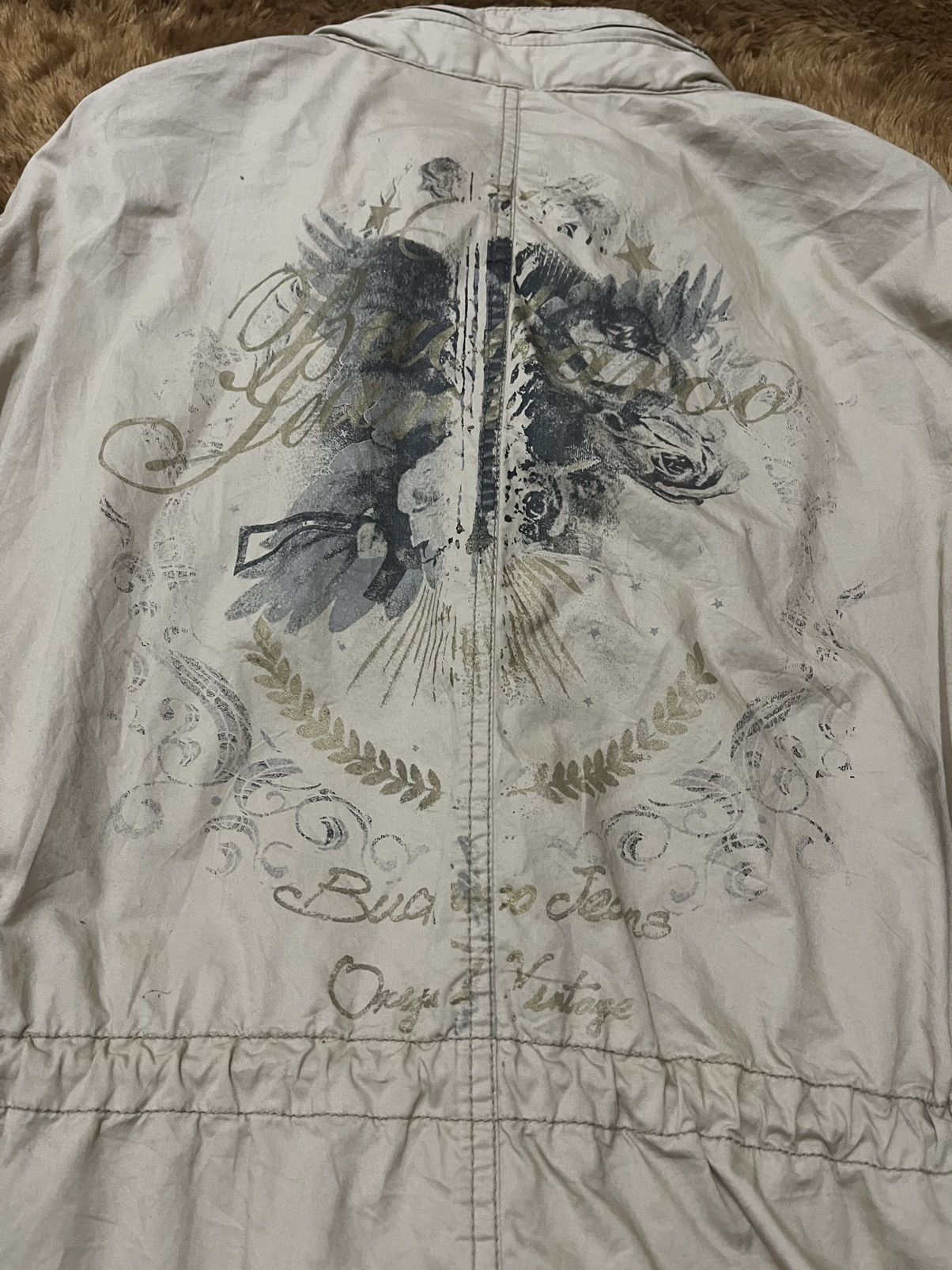 Japanese Brand Buckaroo Original Vintage Skull Studded LGB Japan Punk STYLE Size US XL / EU 56 / 4 - 7 Thumbnail