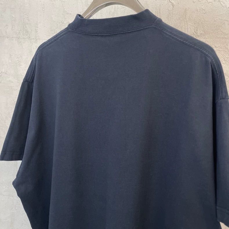 Balenciaga Balenciaga Black embroidered letter logo short sleeve T-sh Size US M / EU 48-50 / 2 - 5 Thumbnail