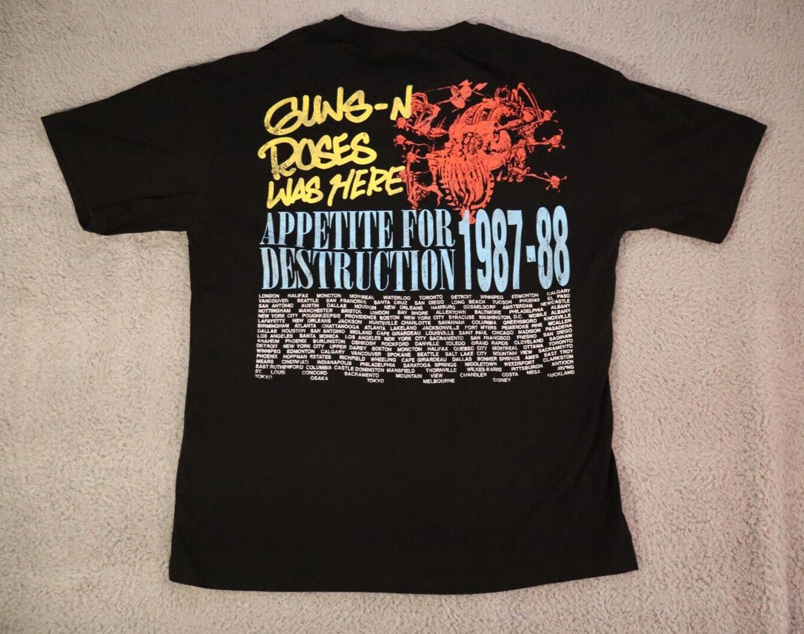 Guns N' Roses Guns n Roses Shirt XS Adult Gundam 2024 Graphic Print Size US XS / EU 42 / 0 - 7 Thumbnail