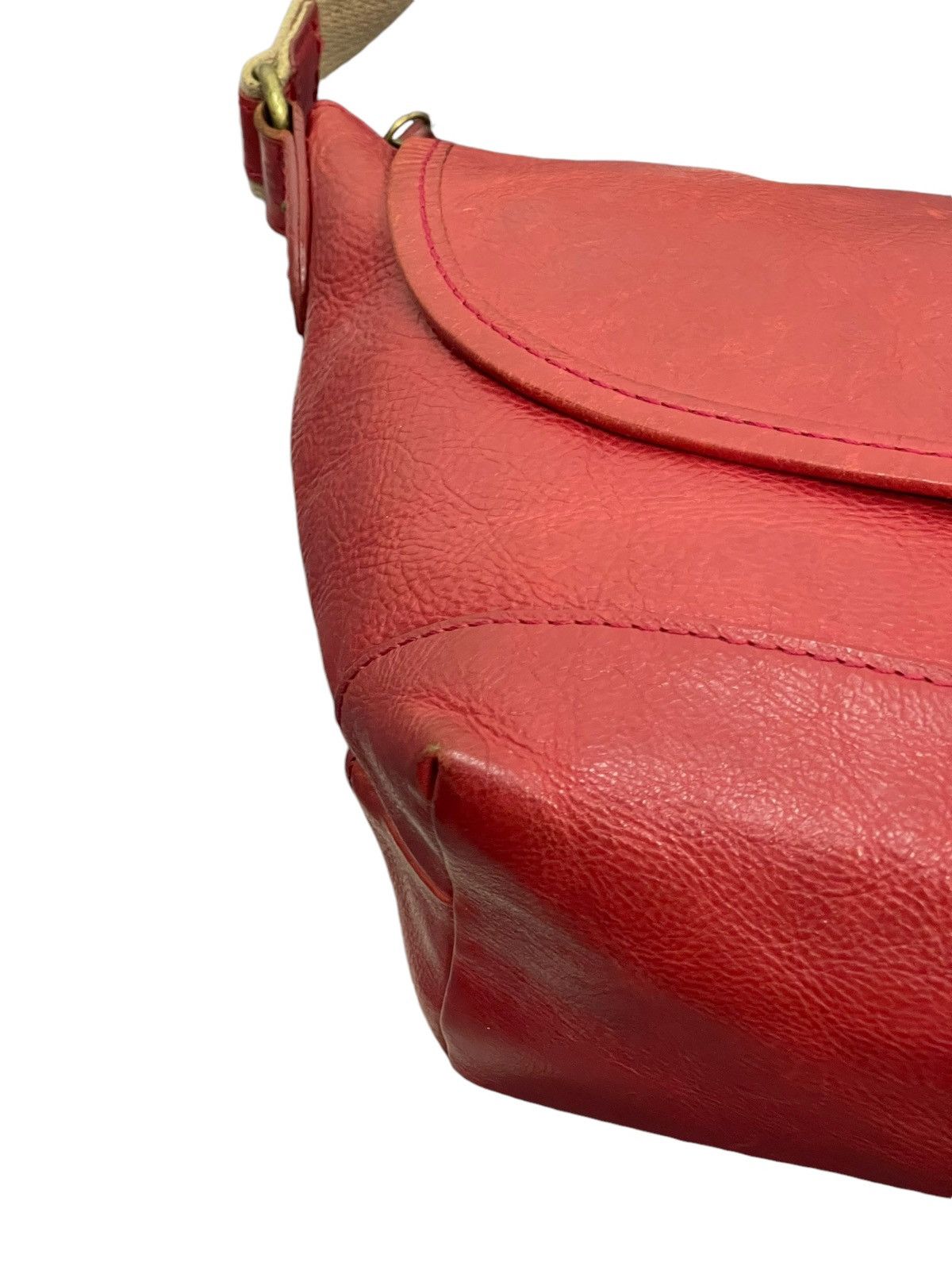 Japanese Brand Full Leather Effy Modern Design Cross Body Bag 1🟩0 Size ONE SIZE - 6 Thumbnail