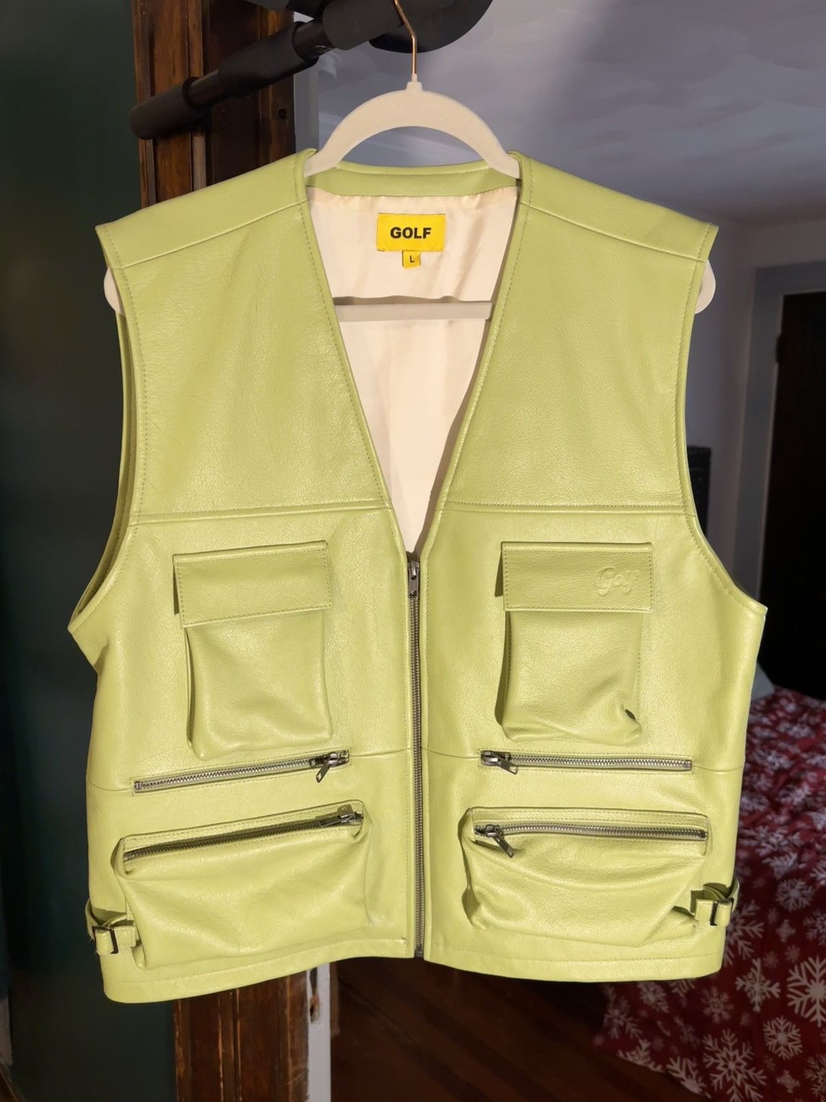 Golf Wang Golf Wang Sage Leather Vest Size US L / EU 52-54 / 3 - 1 Thumbnail