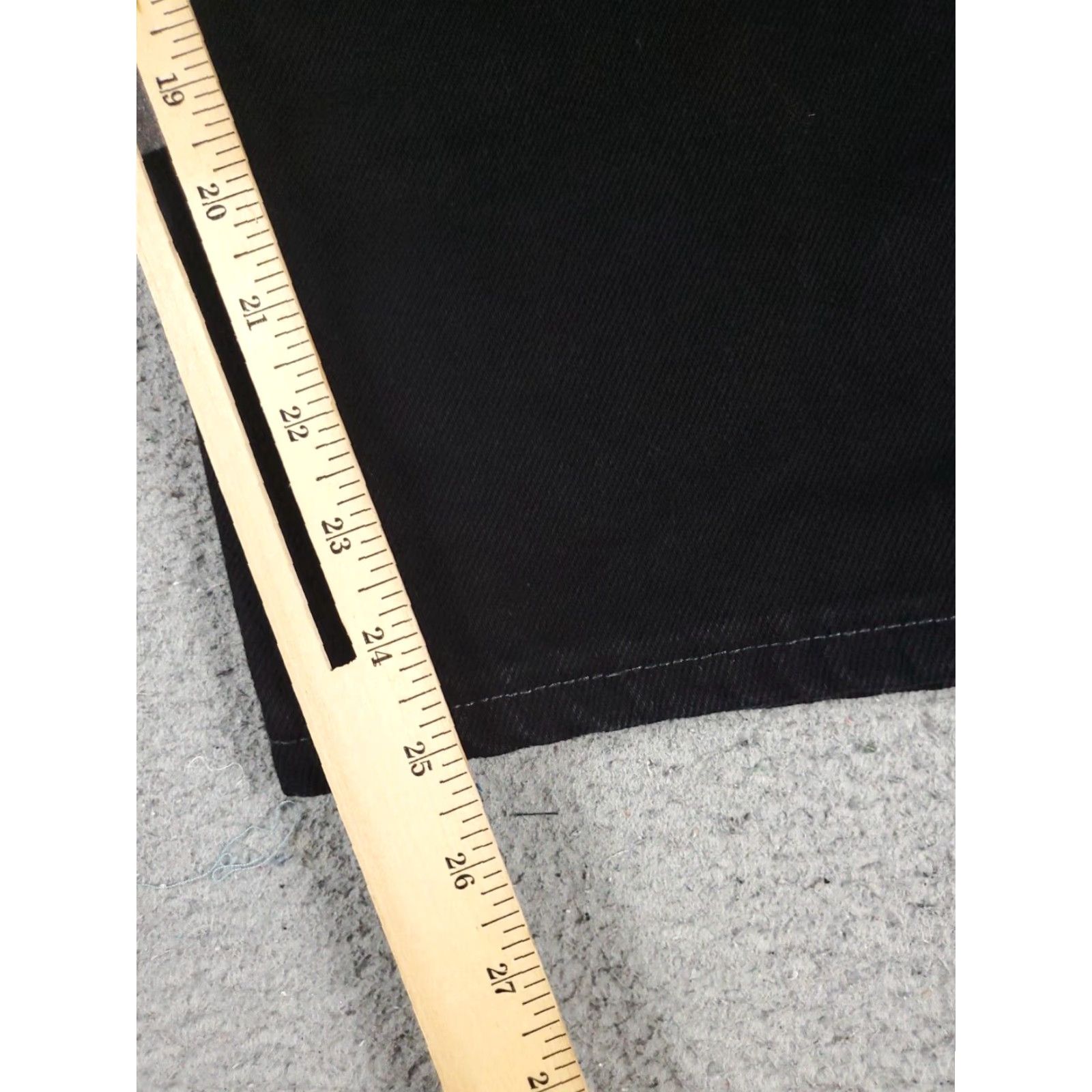 Levi's Levis 550 Jeans Mens 43x25 Black Straight Leg Cotton Denim Pants Mens Size US 43 - 5 Thumbnail