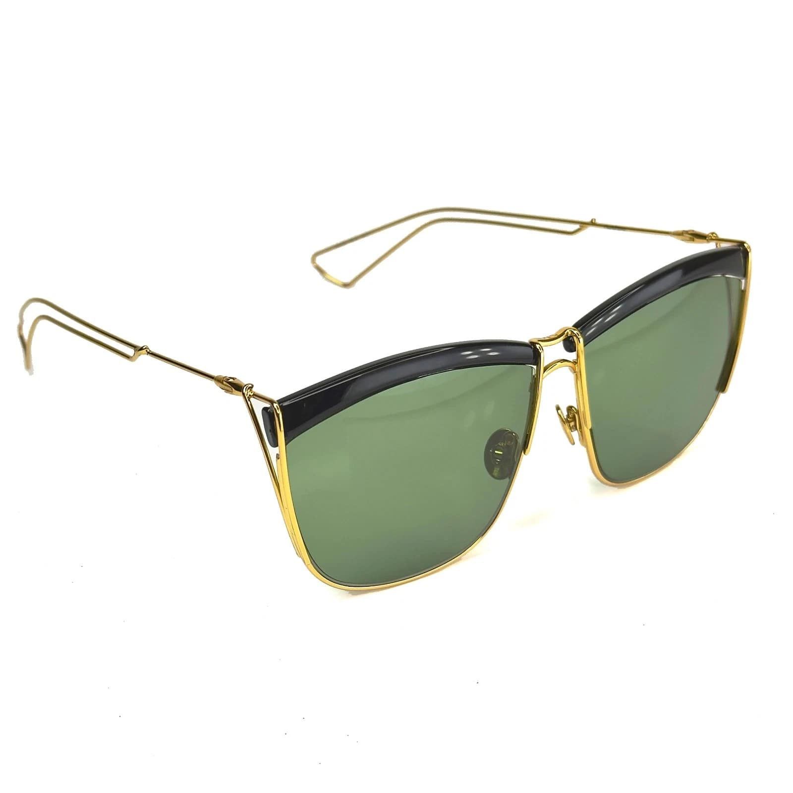 Christian Dior Monsieur CHRISTIAN DIOR SOELECTRIC SO ELECTRIC Gold Black Sunglasses Size ONE SIZE - 5 Thumbnail