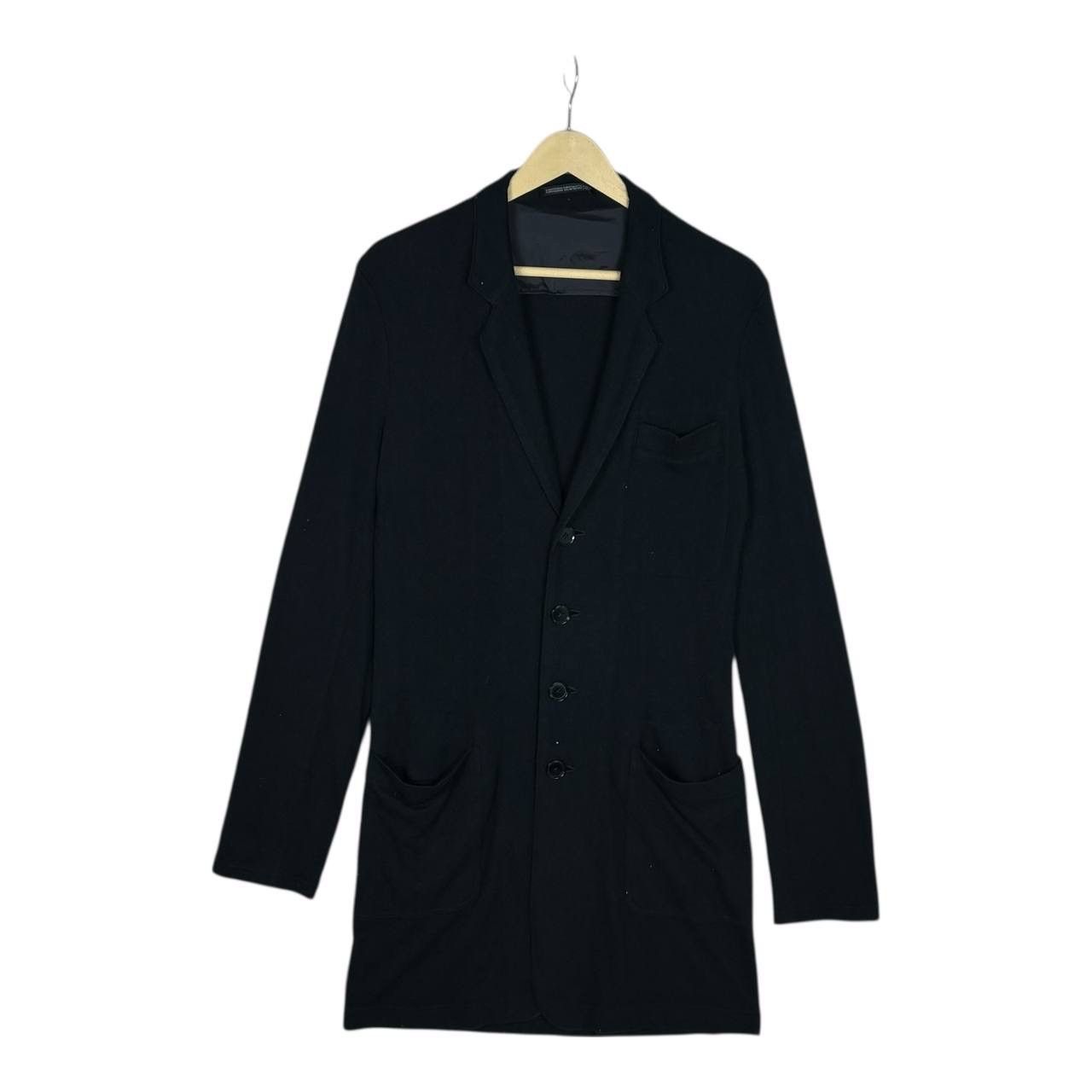 Yohji Yamamoto Yohji Yamamoto Pour Homme SS04 Knit Blazer Rayon Angora Jkt Size US M / EU 48-50 / 2 - 2 Thumbnail