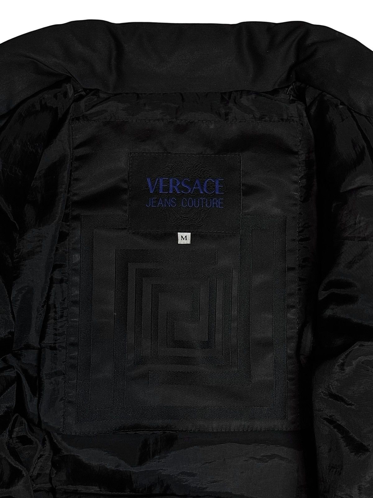 Versace Jeans Couture Vintage Versace Jeans Couture Black Puffer Down Jacket Size US M / EU 48-50 / 2 - 6 Thumbnail